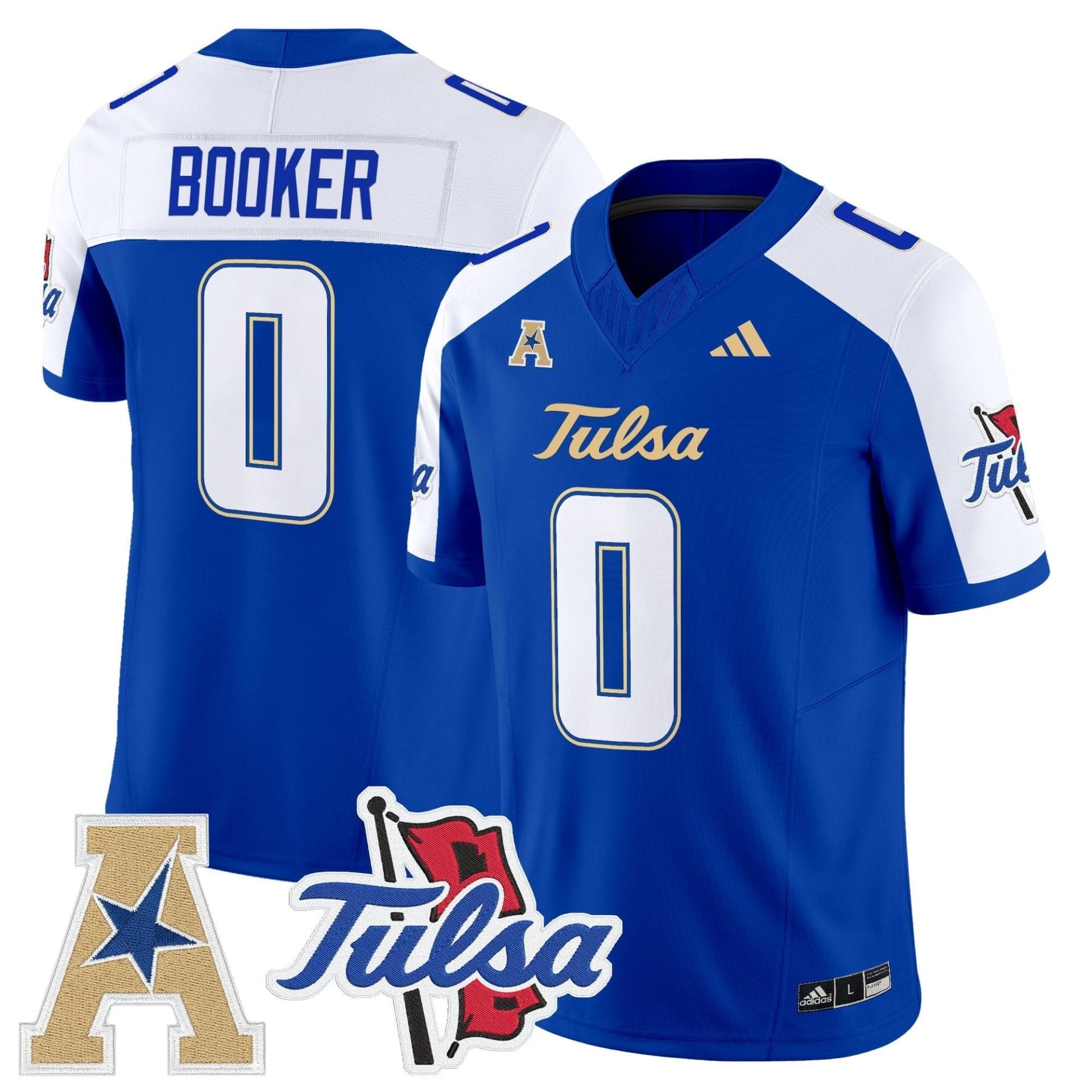 Tulsa Golden Hurricane 2025 Vapor Limited Jersey - All Stitched - Image 22