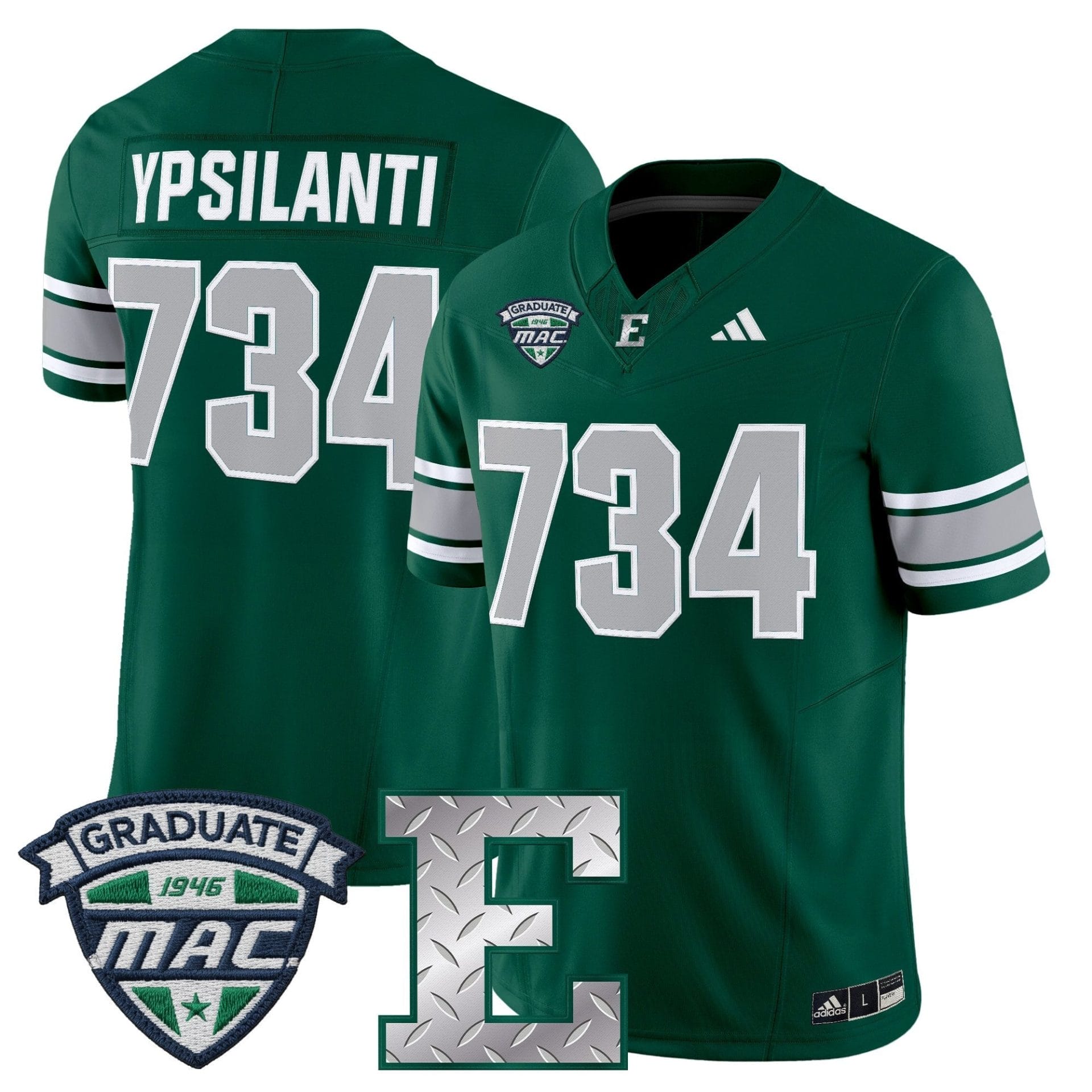 Eastern Michigan Eagles 2025 Vapor Limited Jersey - All Stitched - Image 2