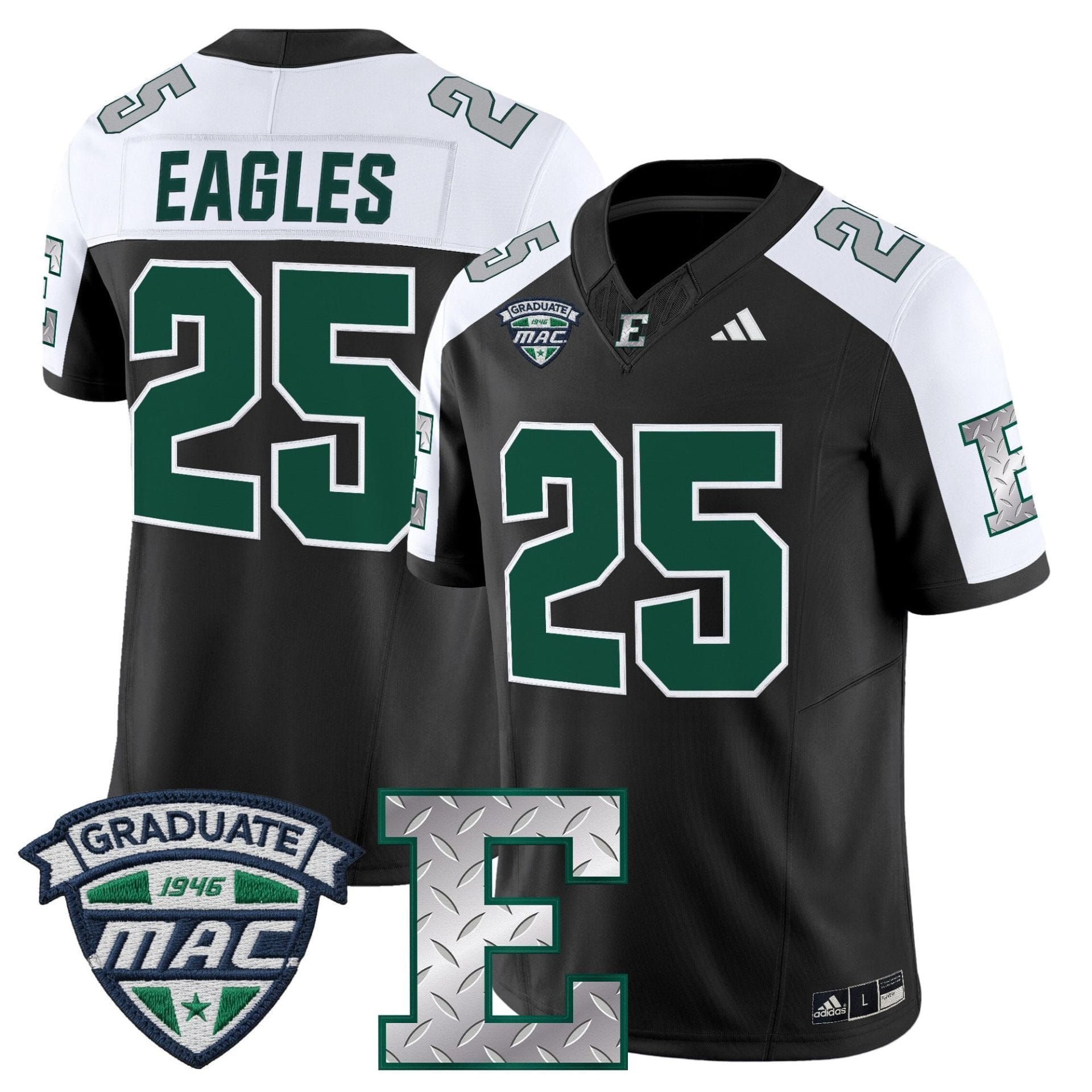 Eastern Michigan Eagles 2025 Vapor Limited Jersey - All Stitched - Image 44
