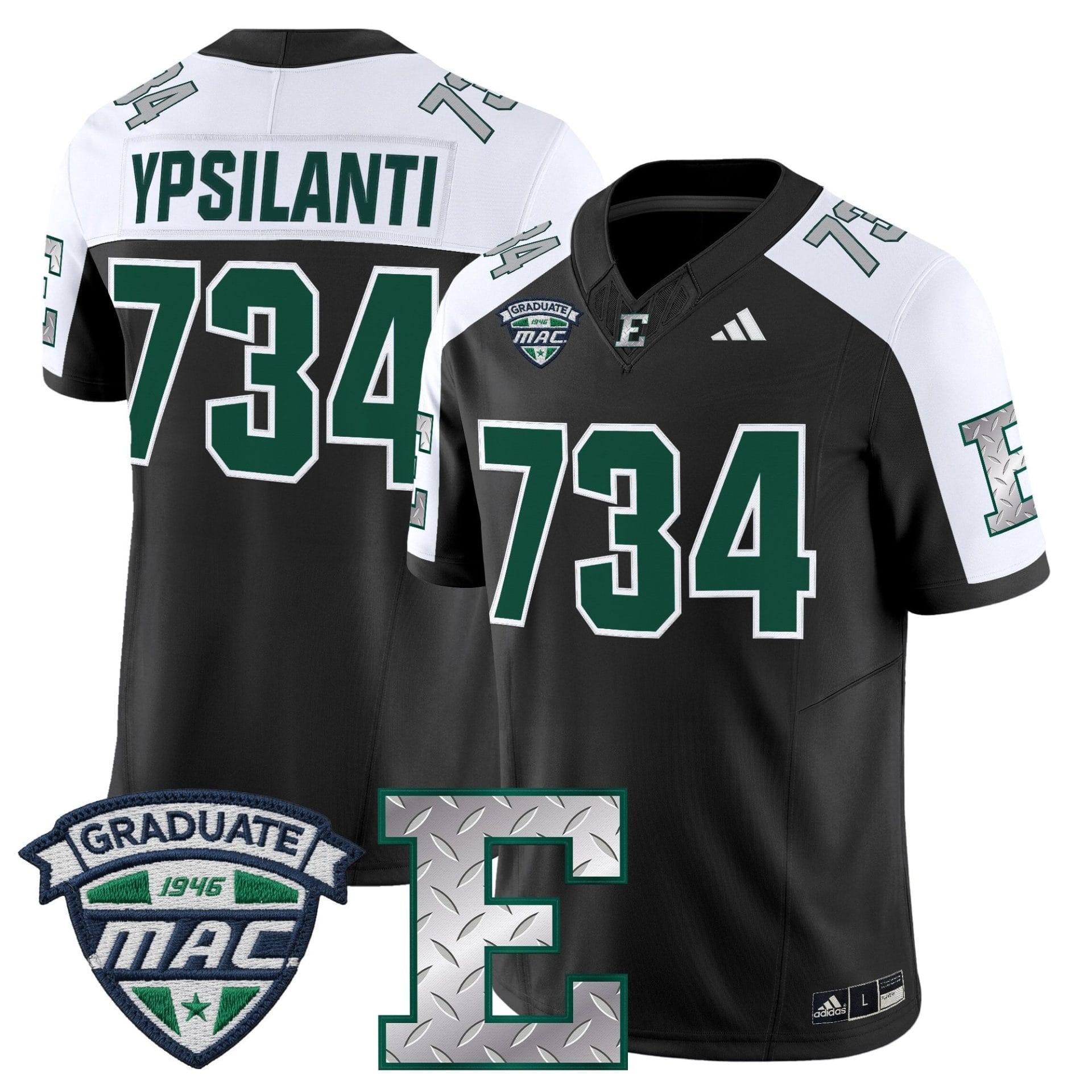 Eastern Michigan Eagles 2025 Vapor Limited Jersey - All Stitched - Image 38