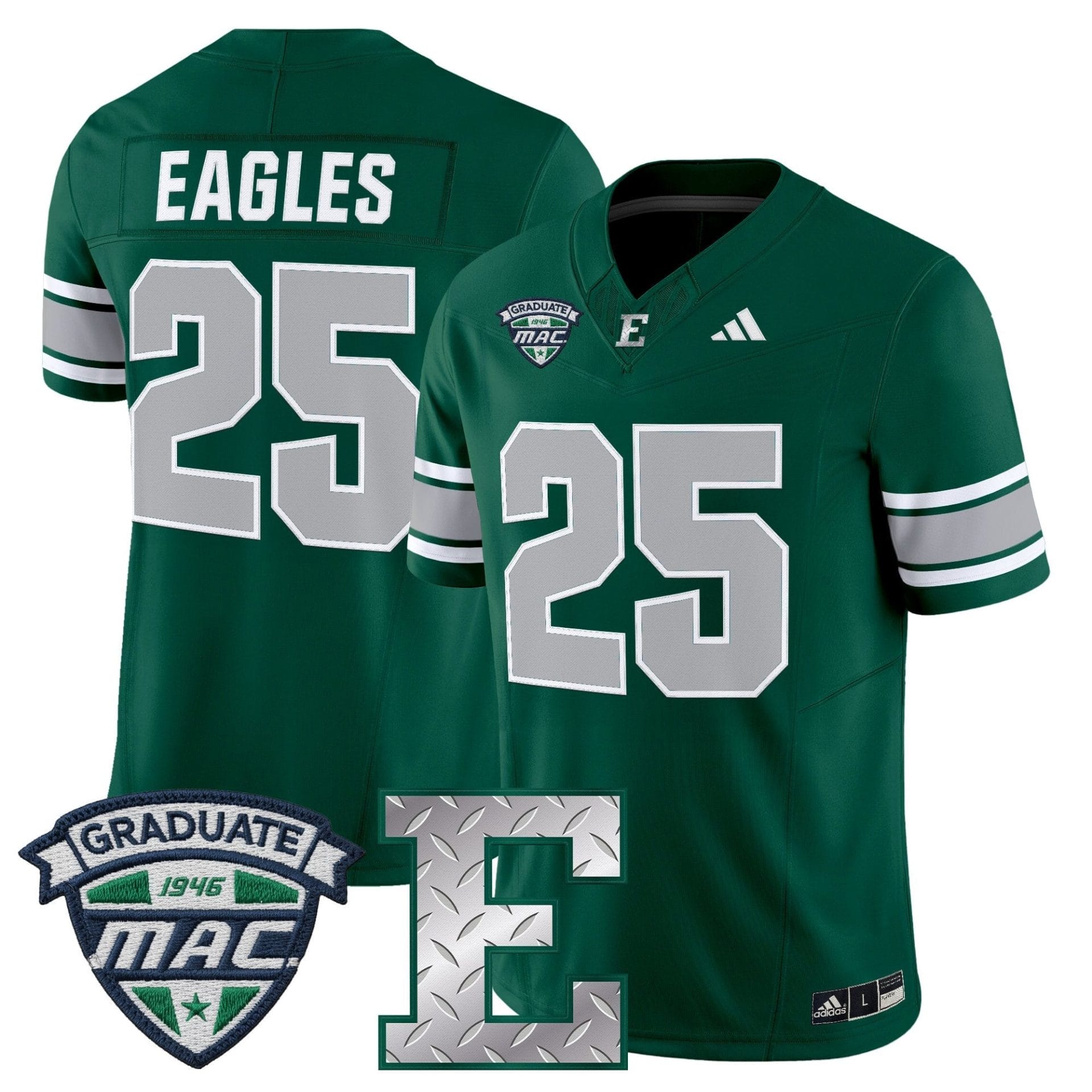 Eastern Michigan Eagles 2025 Vapor Limited Jersey - All Stitched - Image 8