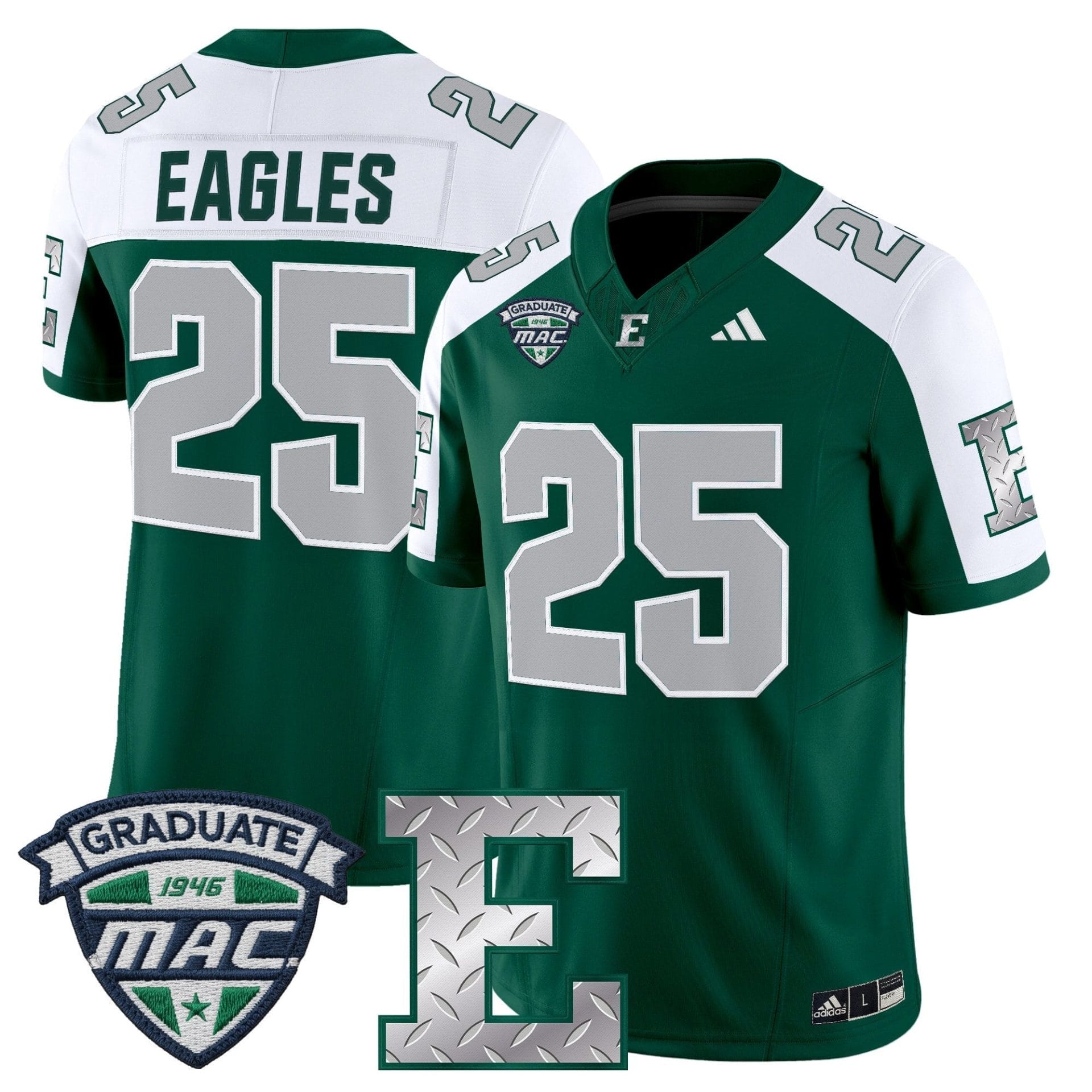 Eastern Michigan Eagles 2025 Vapor Limited Jersey - All Stitched - Image 35