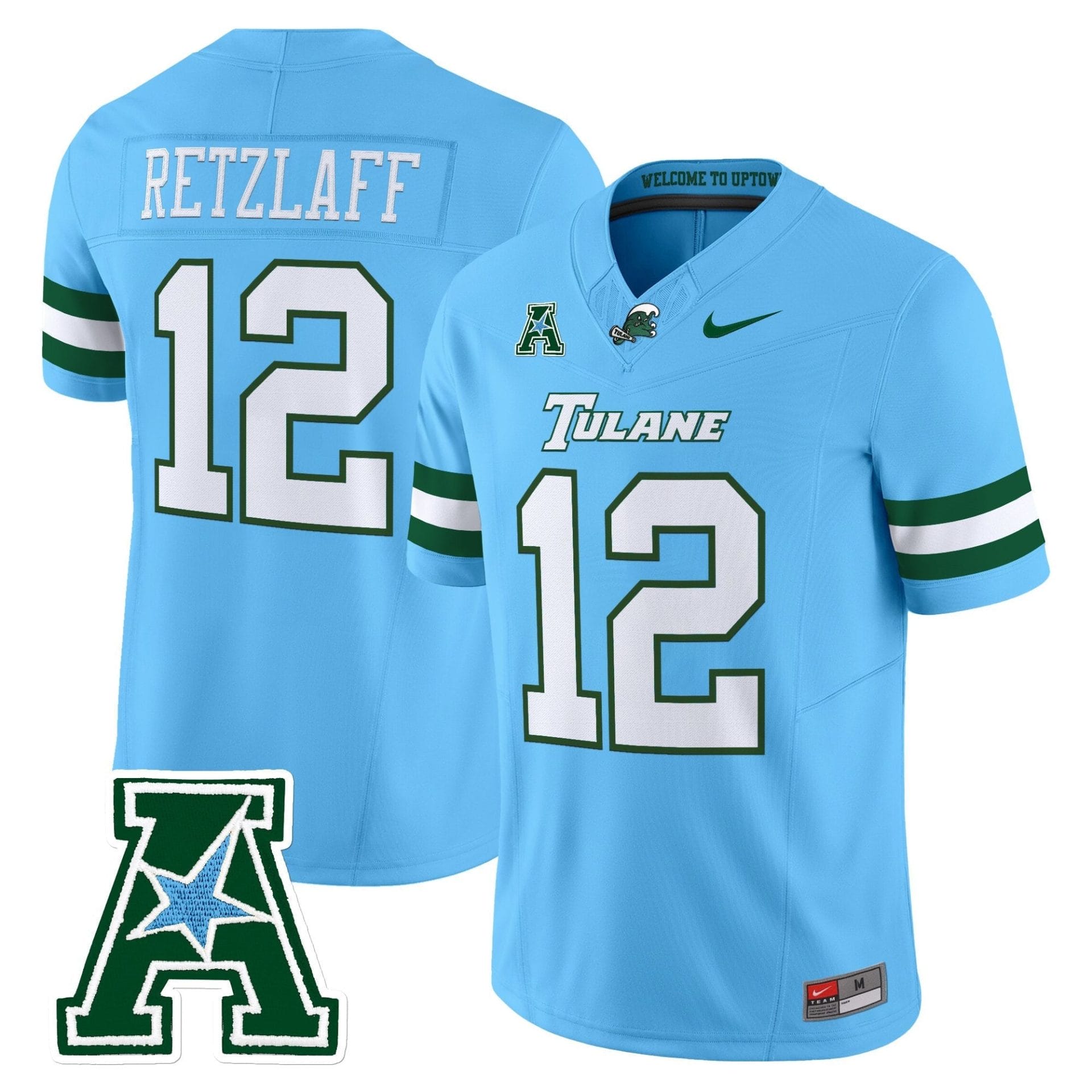 Tulane Green Wave 2025 Vapor Limited Jersey - All Stitched - Image 25