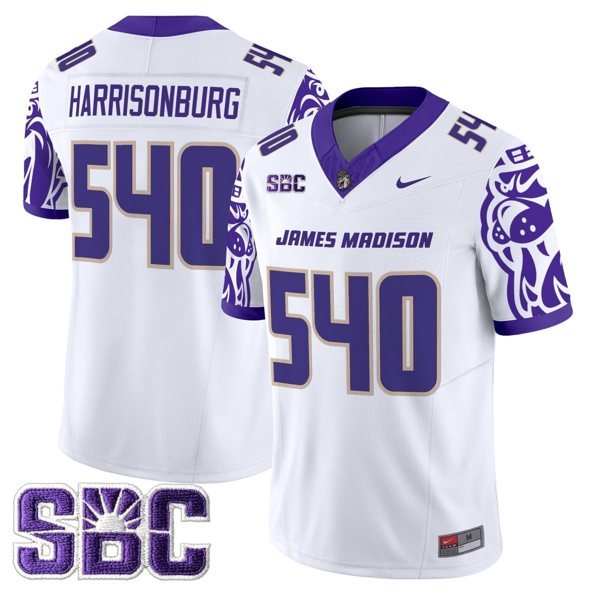James Madison Dukes 2025 Vapor Limited Jersey V2 - All Stitched - Image 20