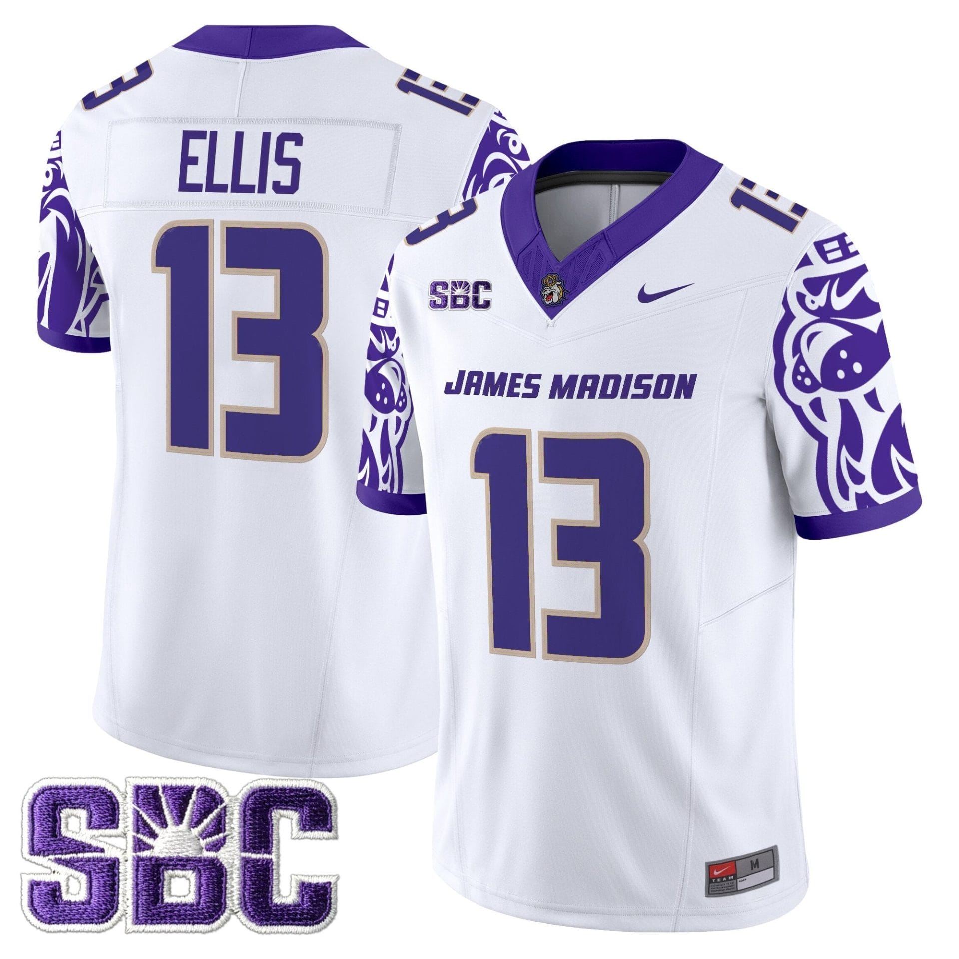 James Madison Dukes 2025 Vapor Limited Jersey V2 - All Stitched - Image 22