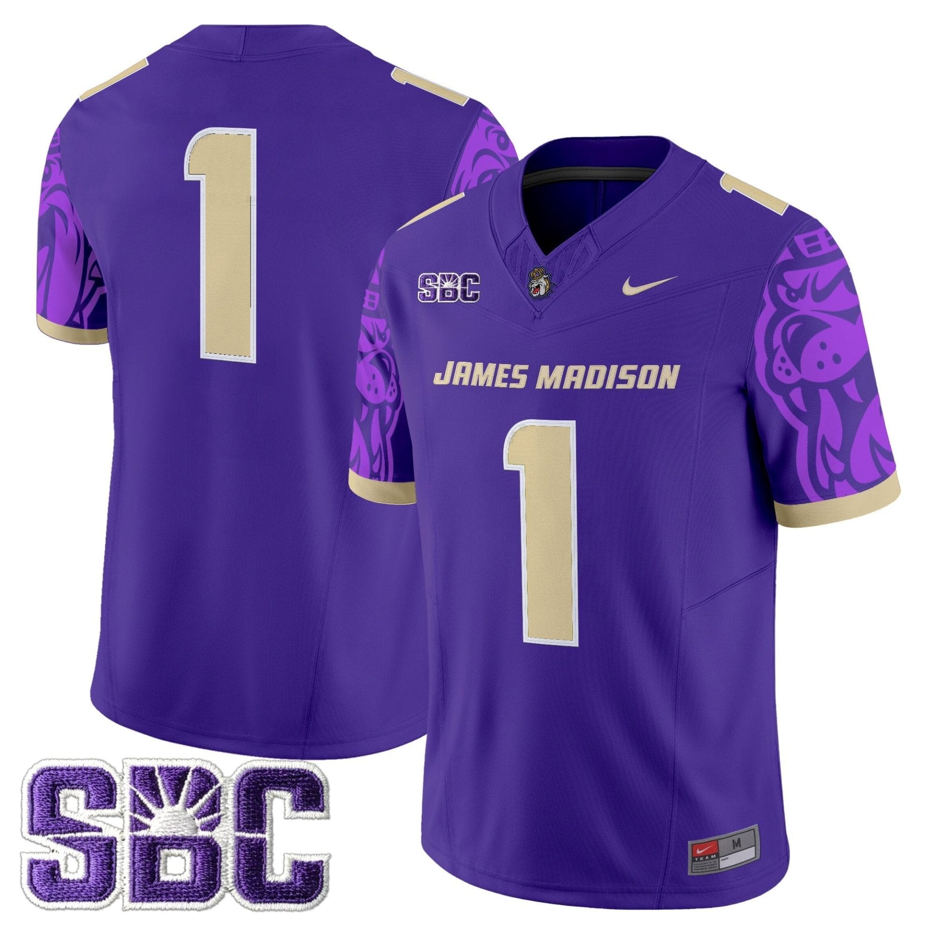 James Madison Dukes 2025 Vapor Limited Jersey V2 - All Stitched - Image 9