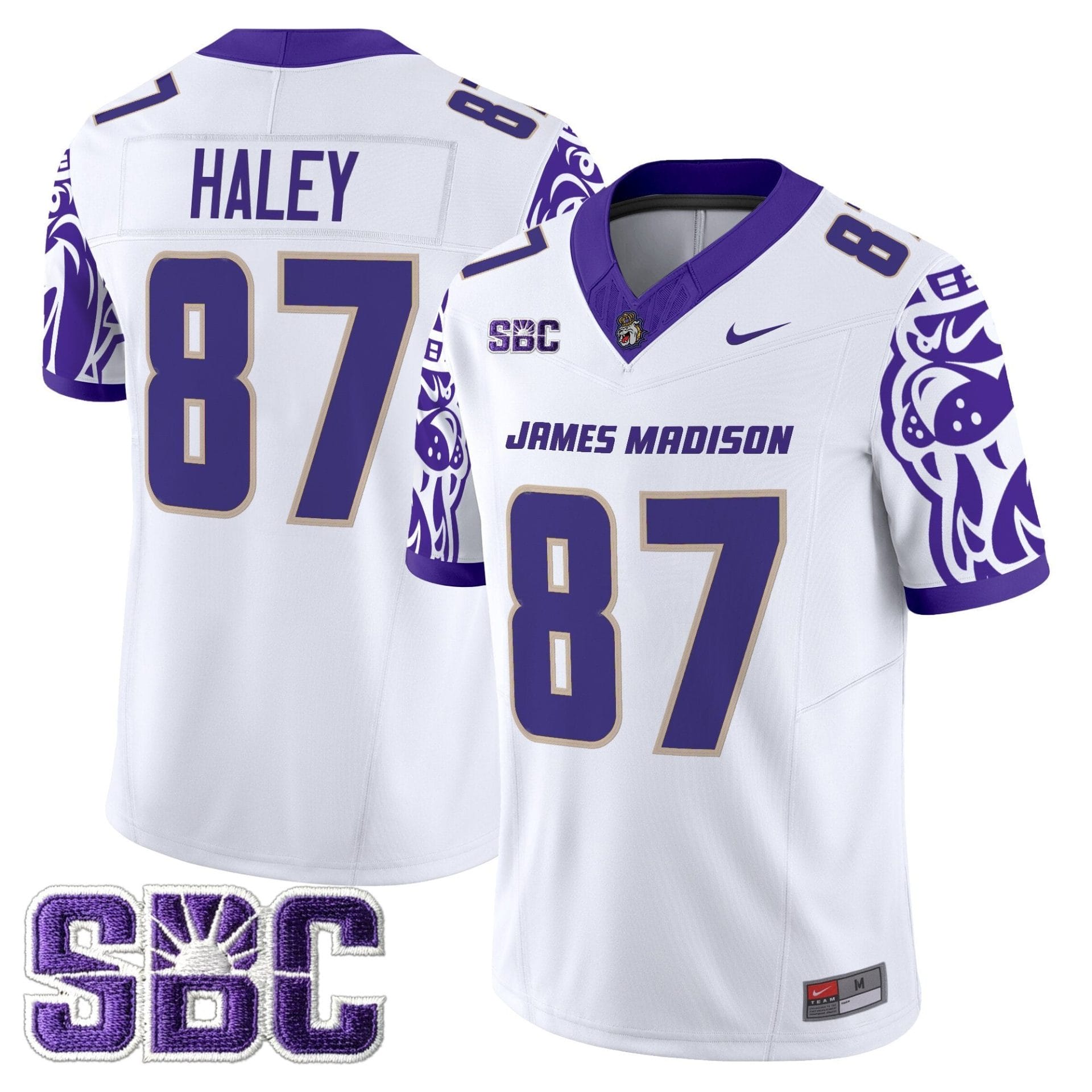 James Madison Dukes 2025 Vapor Limited Jersey V2 - All Stitched - Image 24