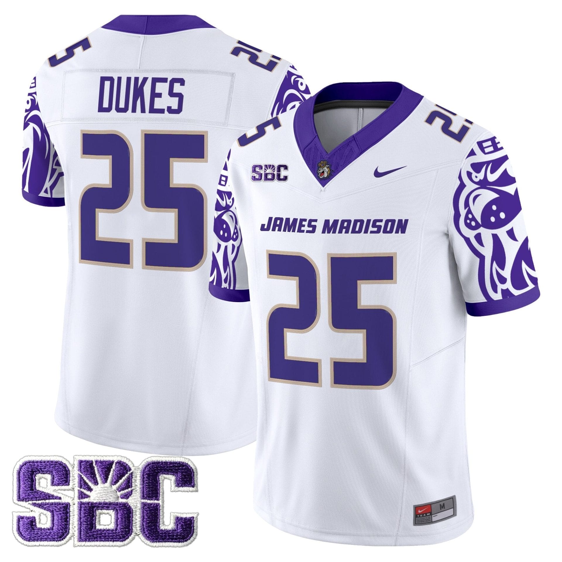 James Madison Dukes 2025 Vapor Limited Jersey V2 - All Stitched - Image 26