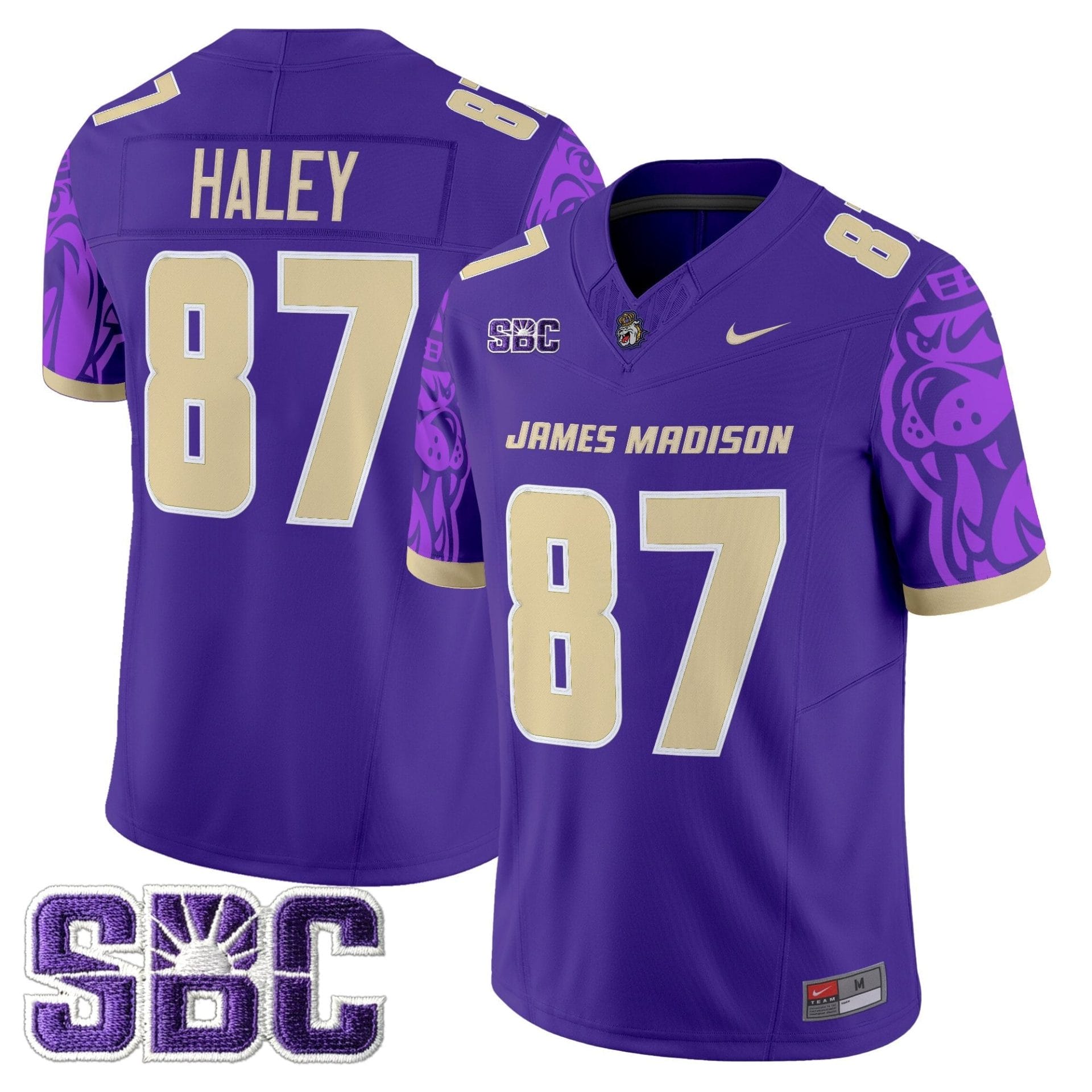 James Madison Dukes 2025 Vapor Limited Jersey V2 - All Stitched - Image 6