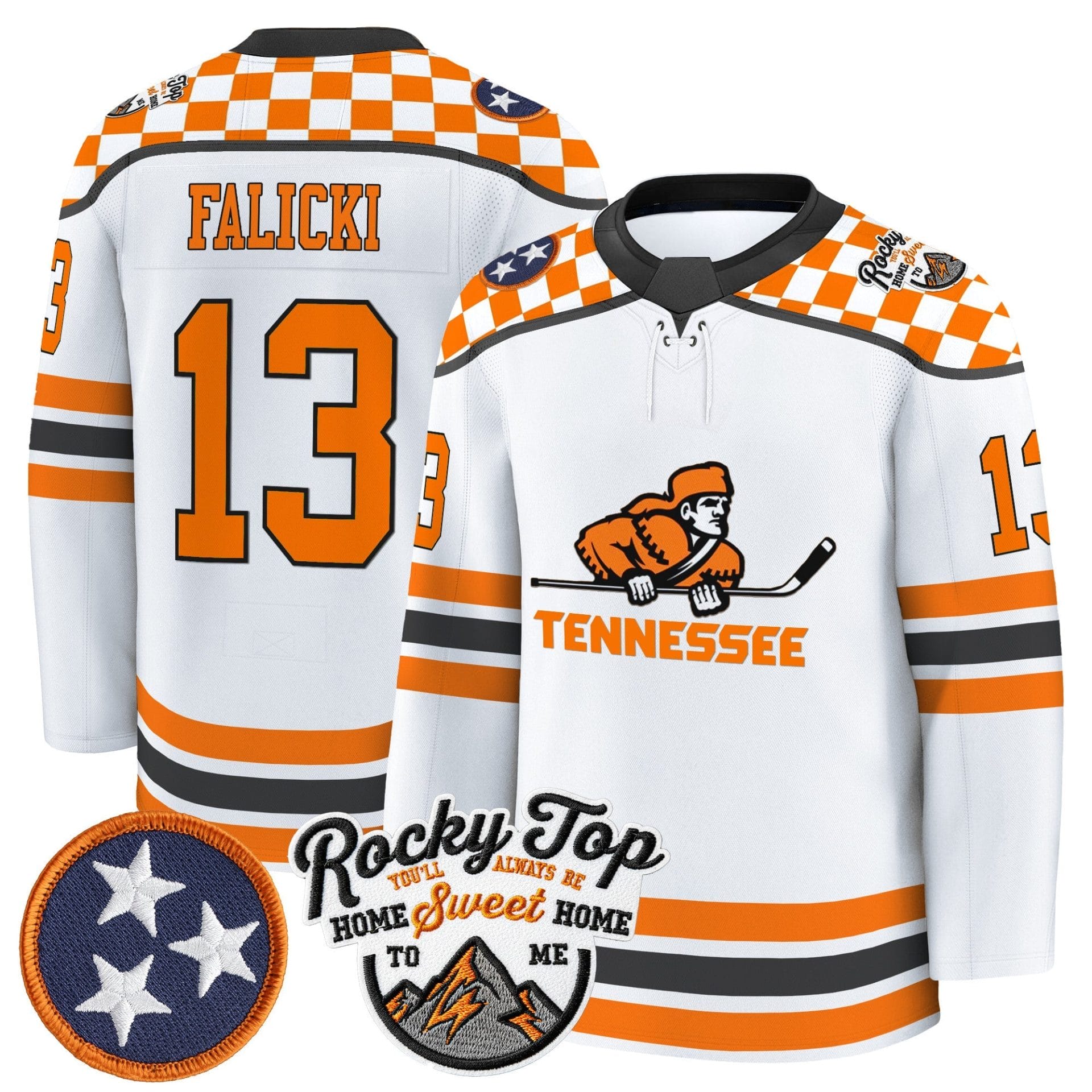 Men's Tennessee Volunteers 2025/26 Premium Jersey - All Stitched - Image 3