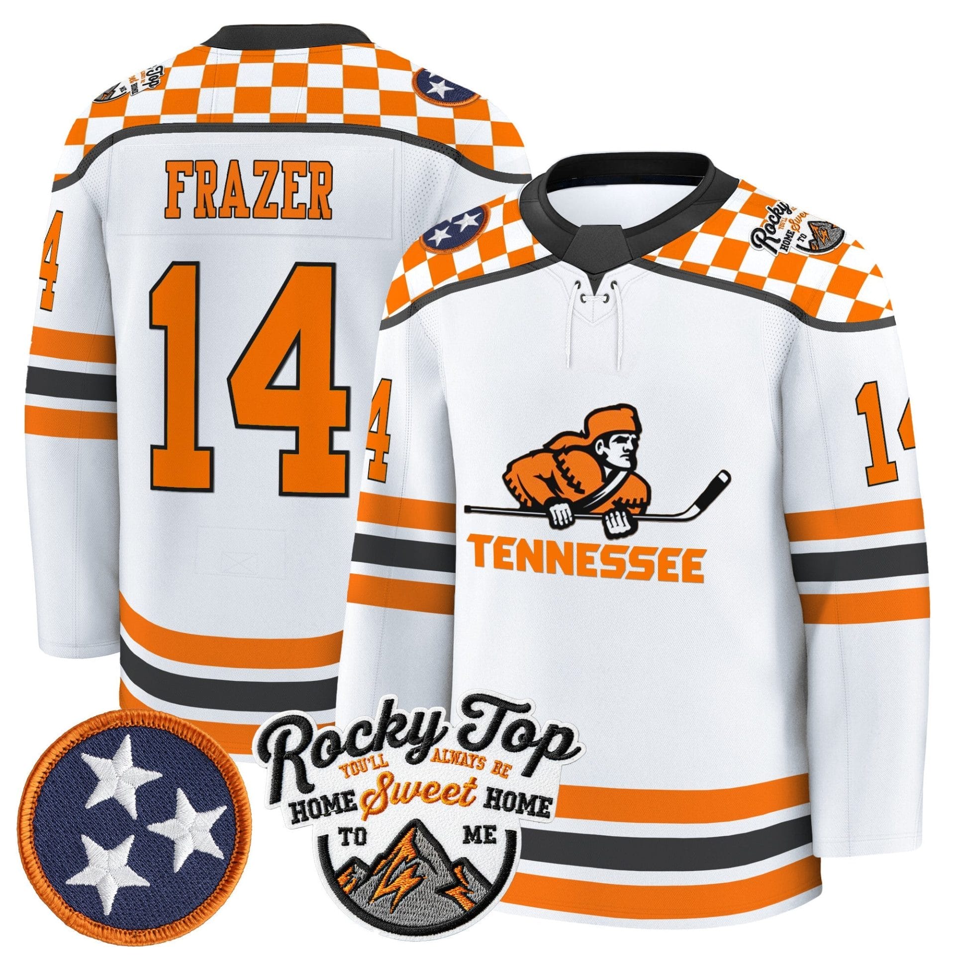 Men's Tennessee Volunteers 2025/26 Premium Jersey - All Stitched - Image 4