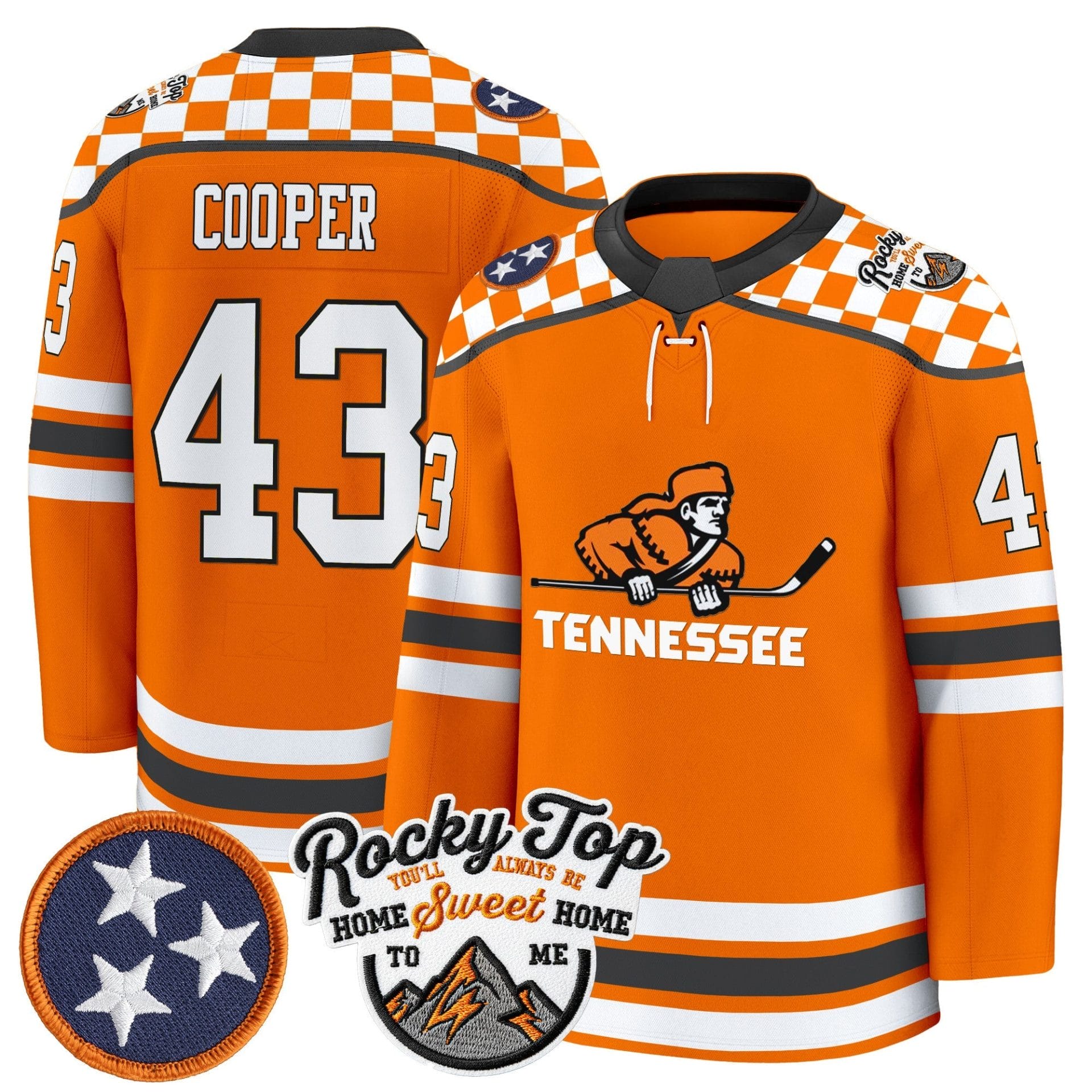 Men's Tennessee Volunteers 2025/26 Premium Jersey - All Stitched - Image 15