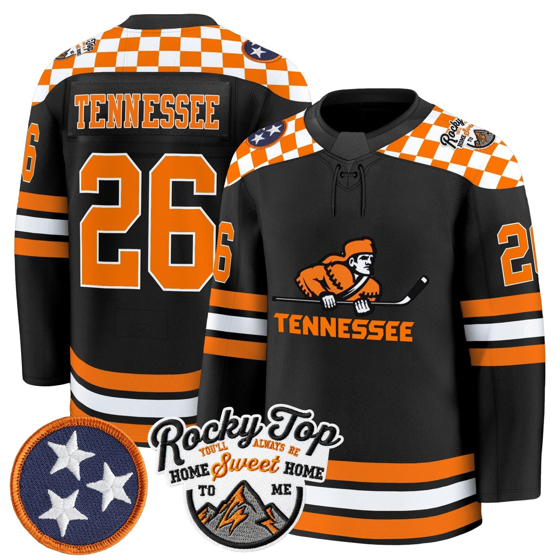 Men's Tennessee Volunteers 2025/26 Premium Jersey - All Stitched - Image 39
