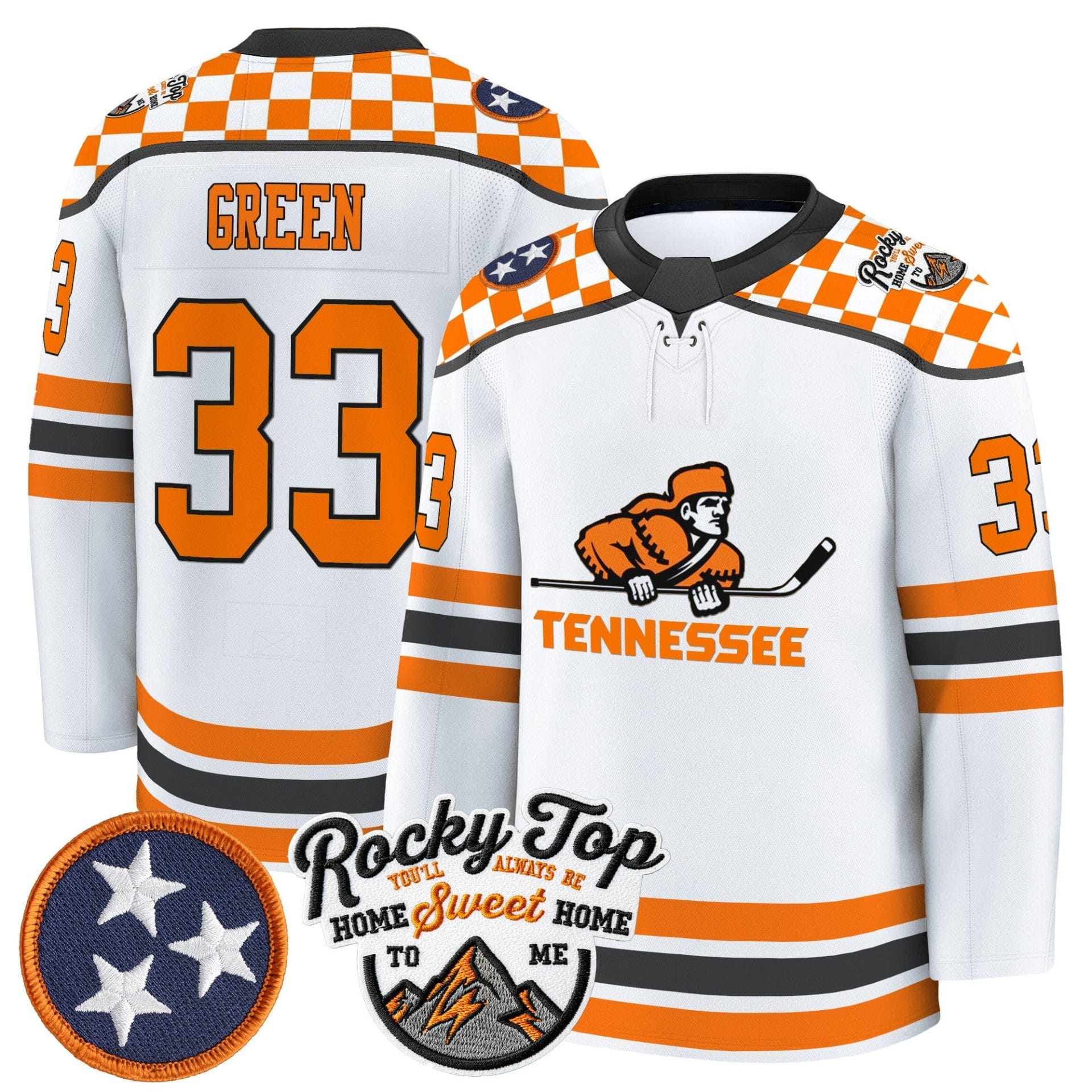 Men's Tennessee Volunteers 2025/26 Premium Jersey - All Stitched - Image 7