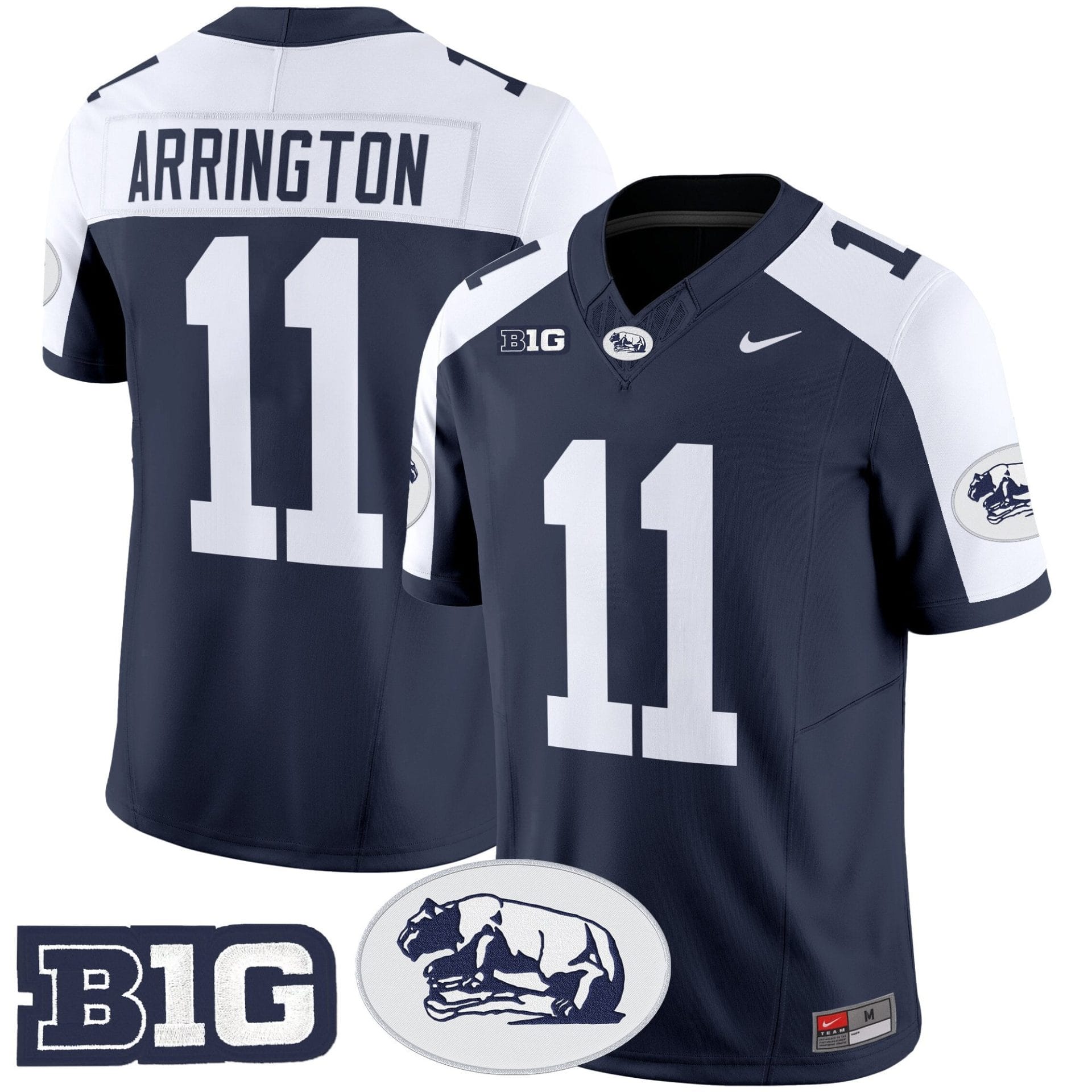 Men's Penn State Nittany Lions Throwback Vapor Limited Jersey - All Stitched - Image 23