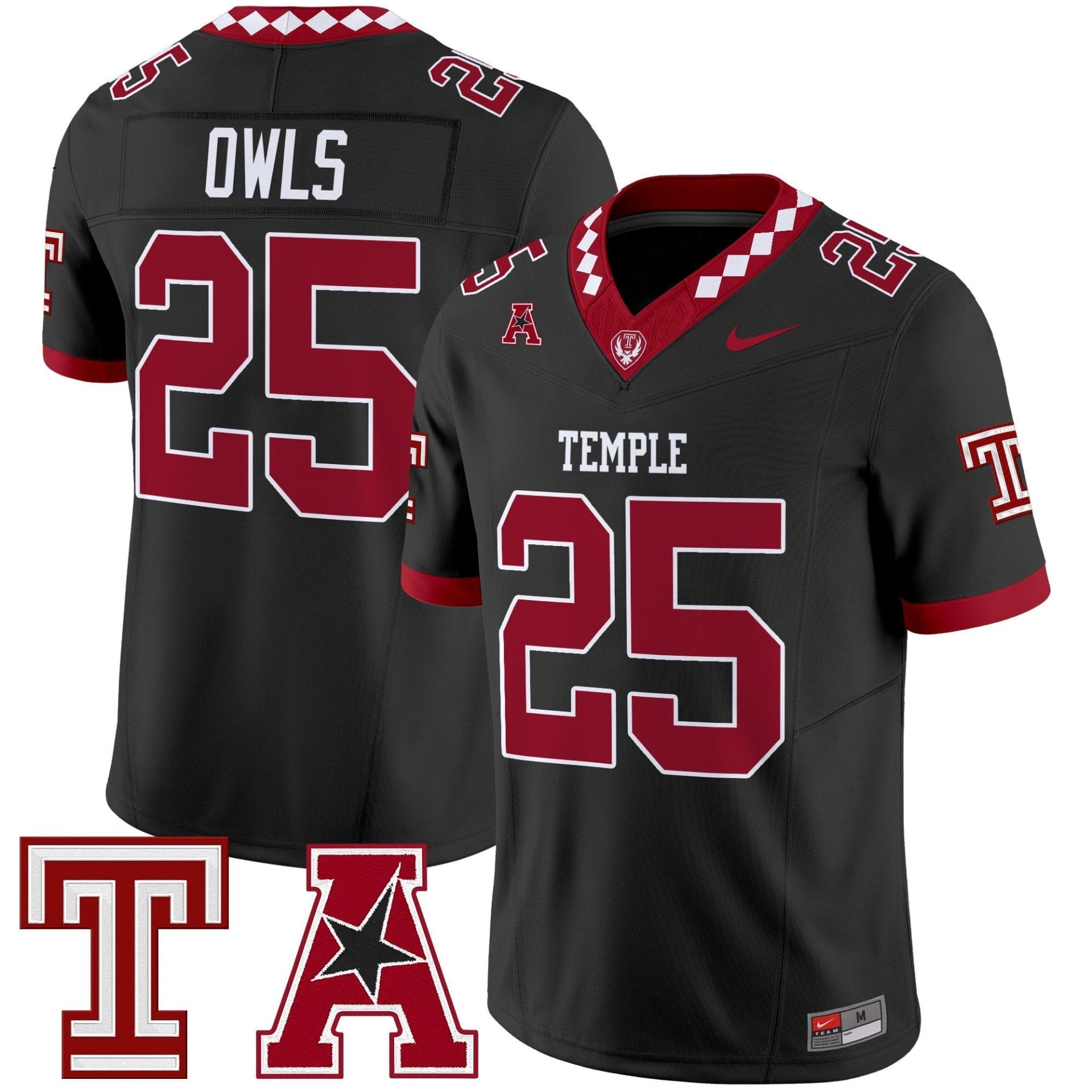 Men's Temple Owls 2025 Vapor Limited Jersey - All Stitched - Image 26