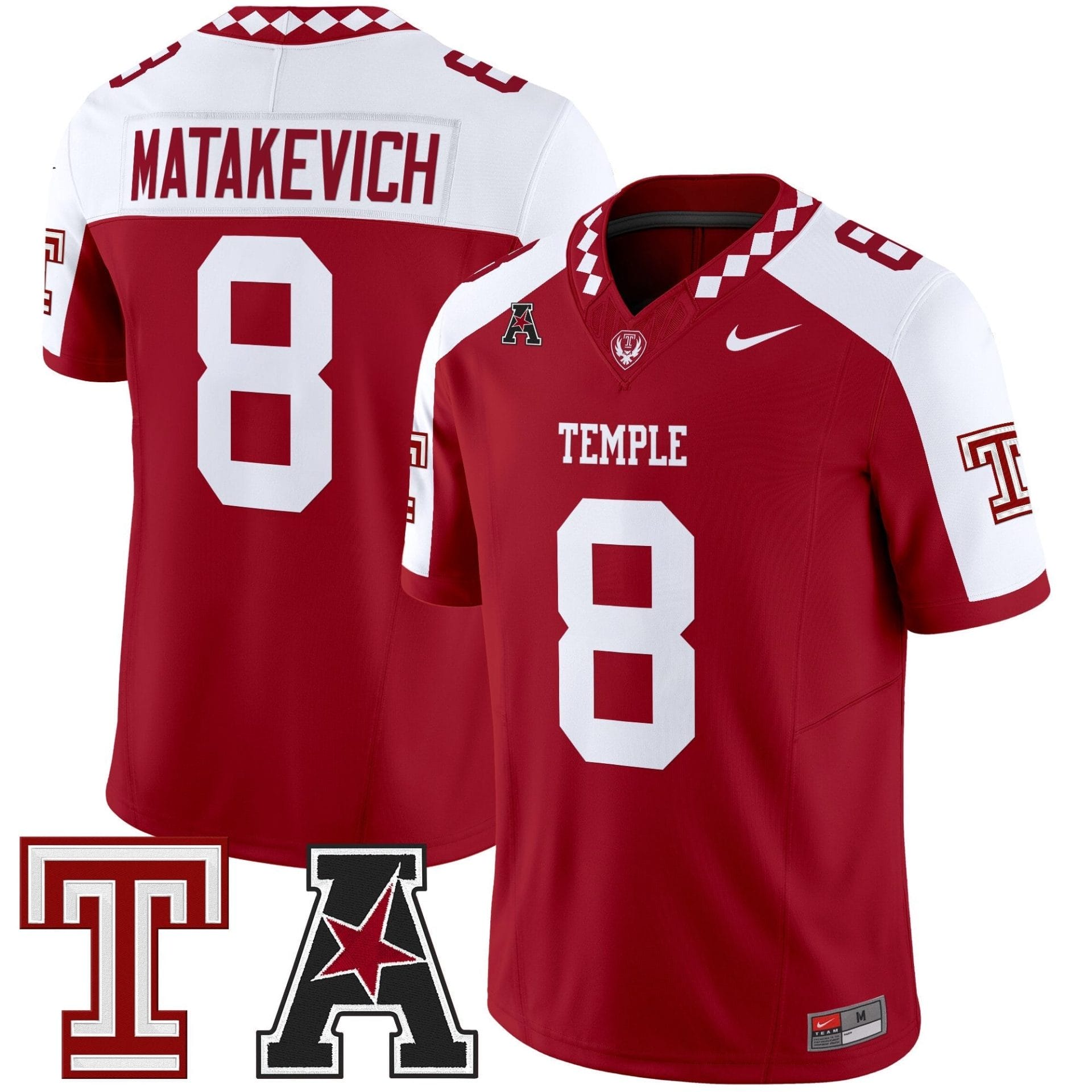 Men's Temple Owls 2025 Vapor Limited Jersey - All Stitched - Image 34