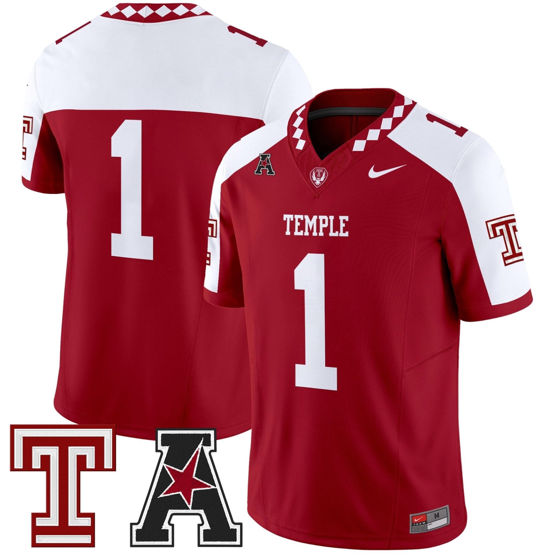 Men's Temple Owls 2025 Vapor Limited Jersey - All Stitched - Image 36
