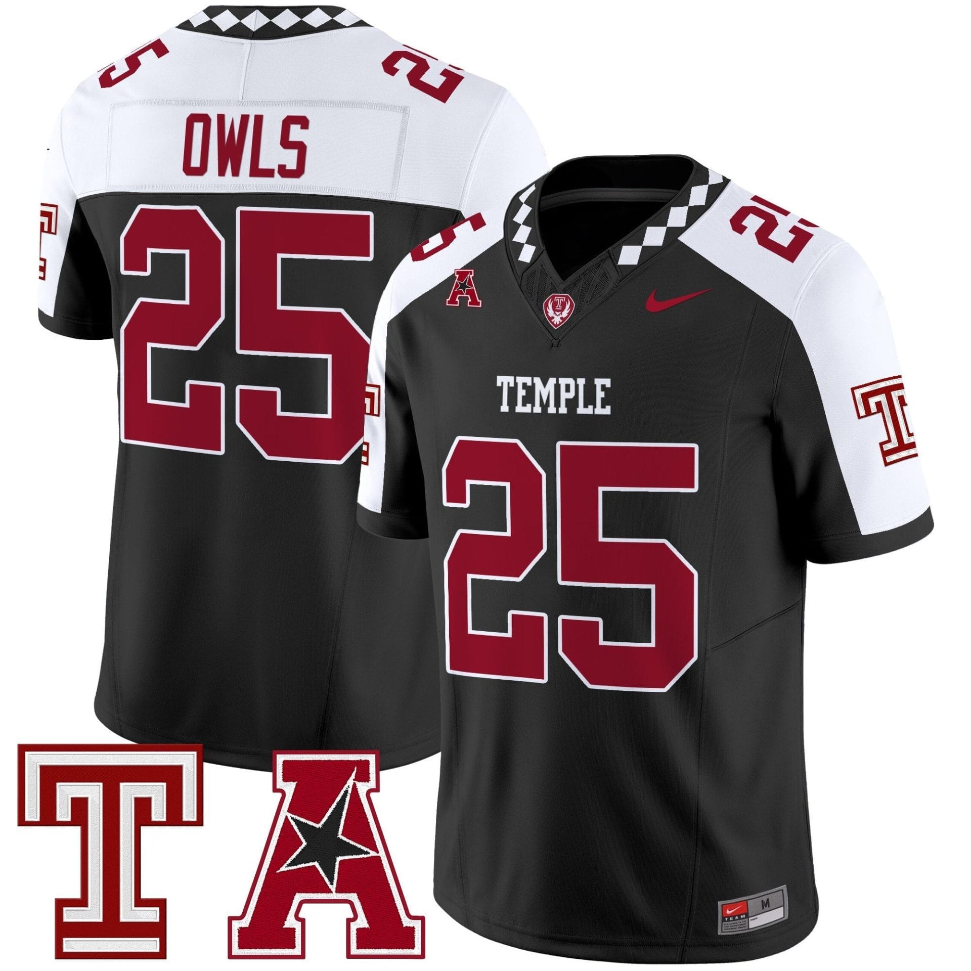 Men's Temple Owls 2025 Vapor Limited Jersey - All Stitched - Image 44