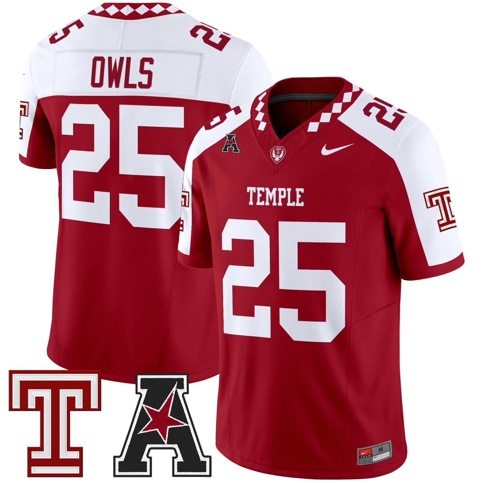 Men's Temple Owls 2025 Vapor Limited Jersey - All Stitched - Image 35