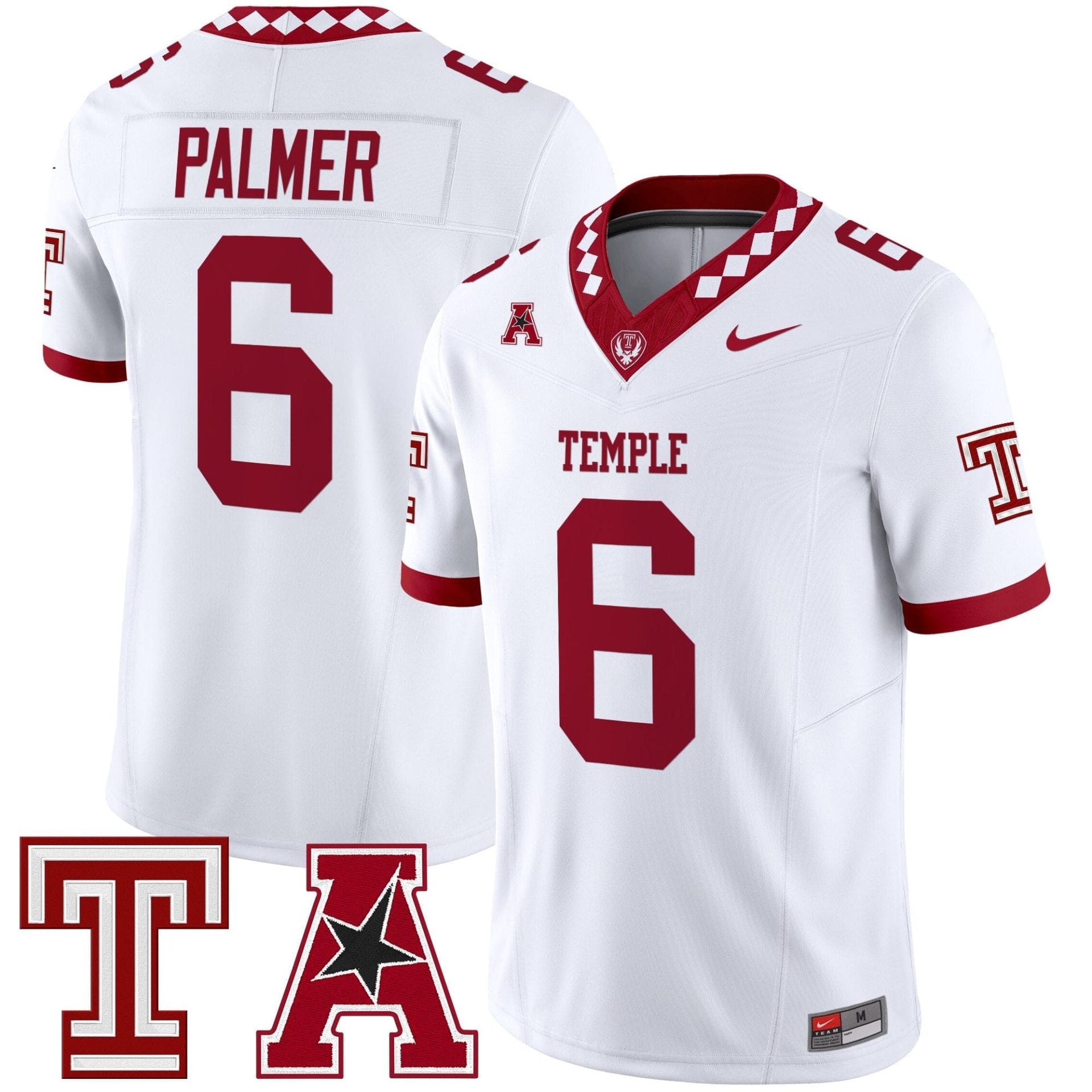 Men's Temple Owls 2025 Vapor Limited Jersey - All Stitched - Image 15