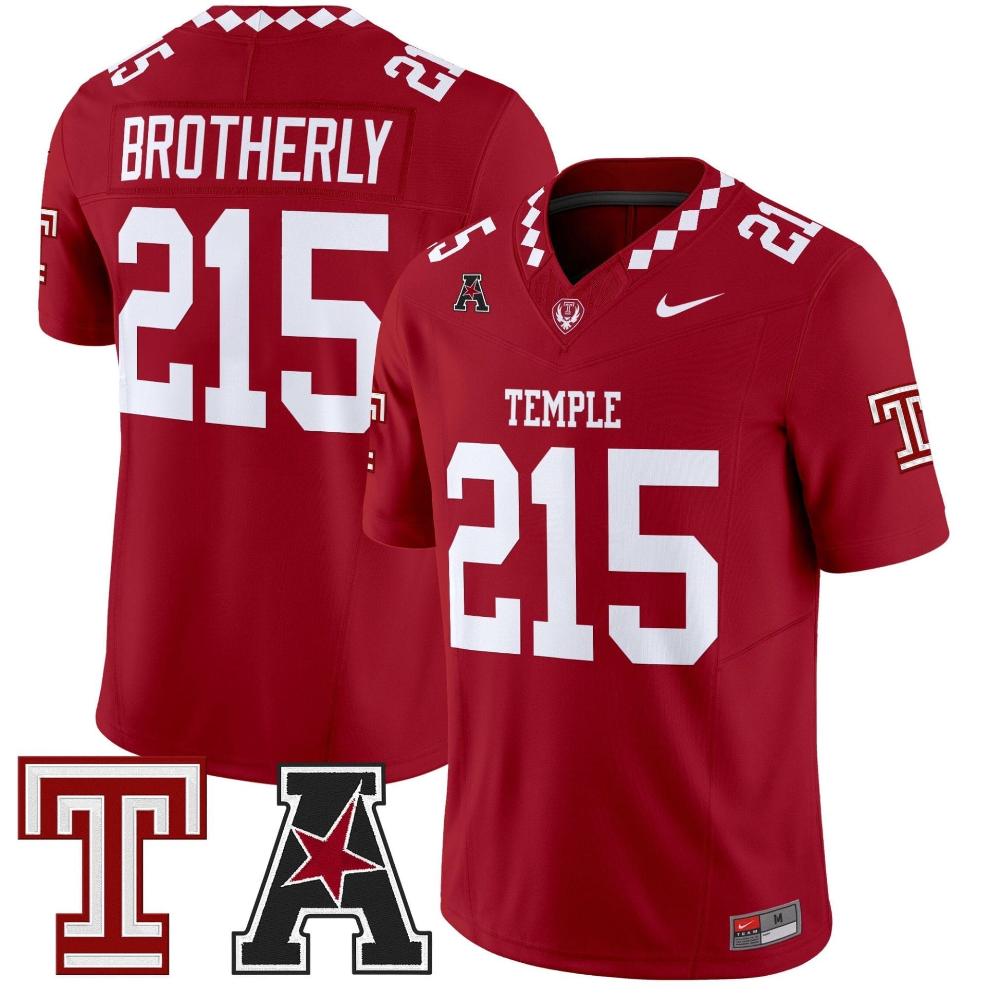 Men's Temple Owls 2025 Vapor Limited Jersey - All Stitched - Image 2