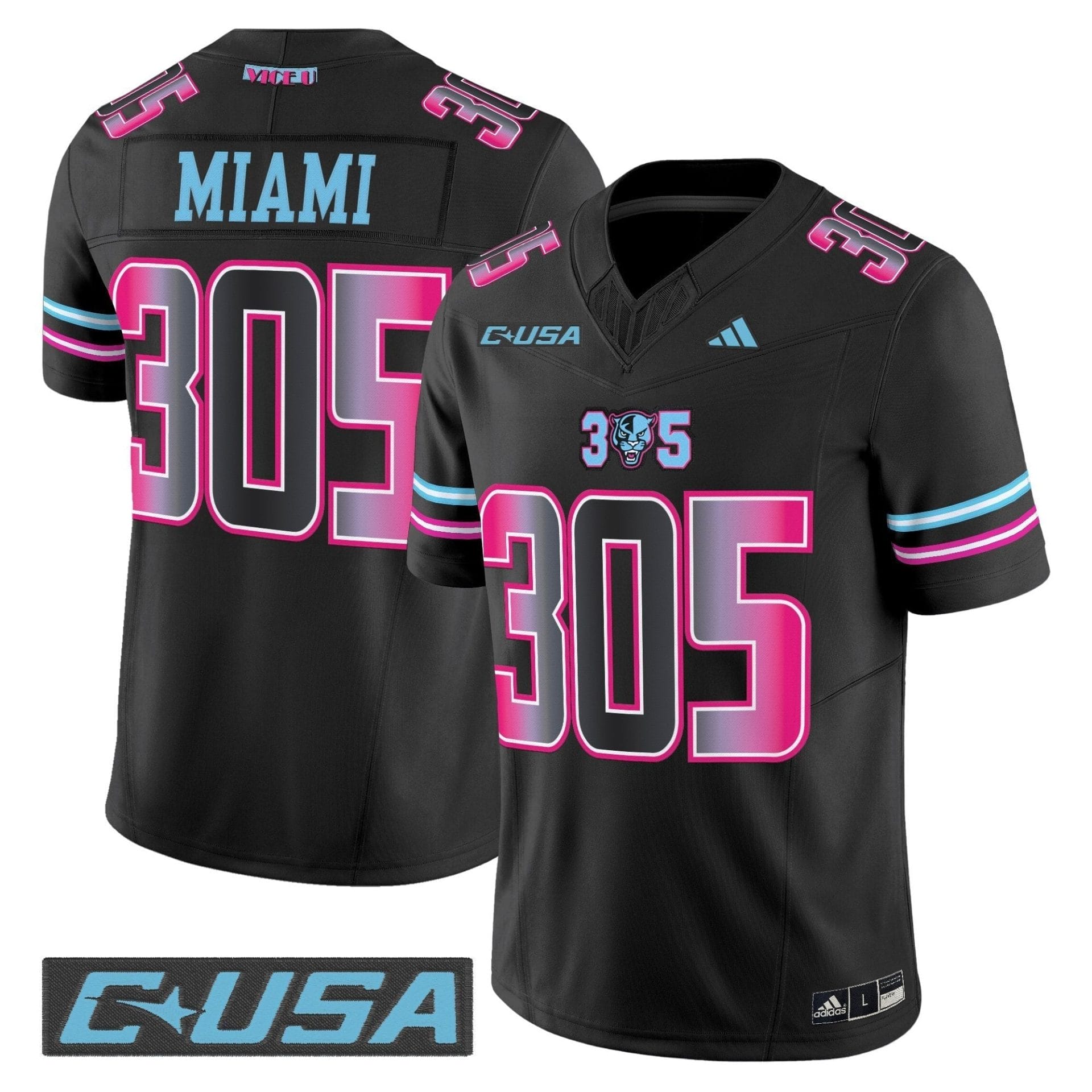 Alternative view of Florida International Panthers 2025 Vapor Limited Jersey - All Stitched