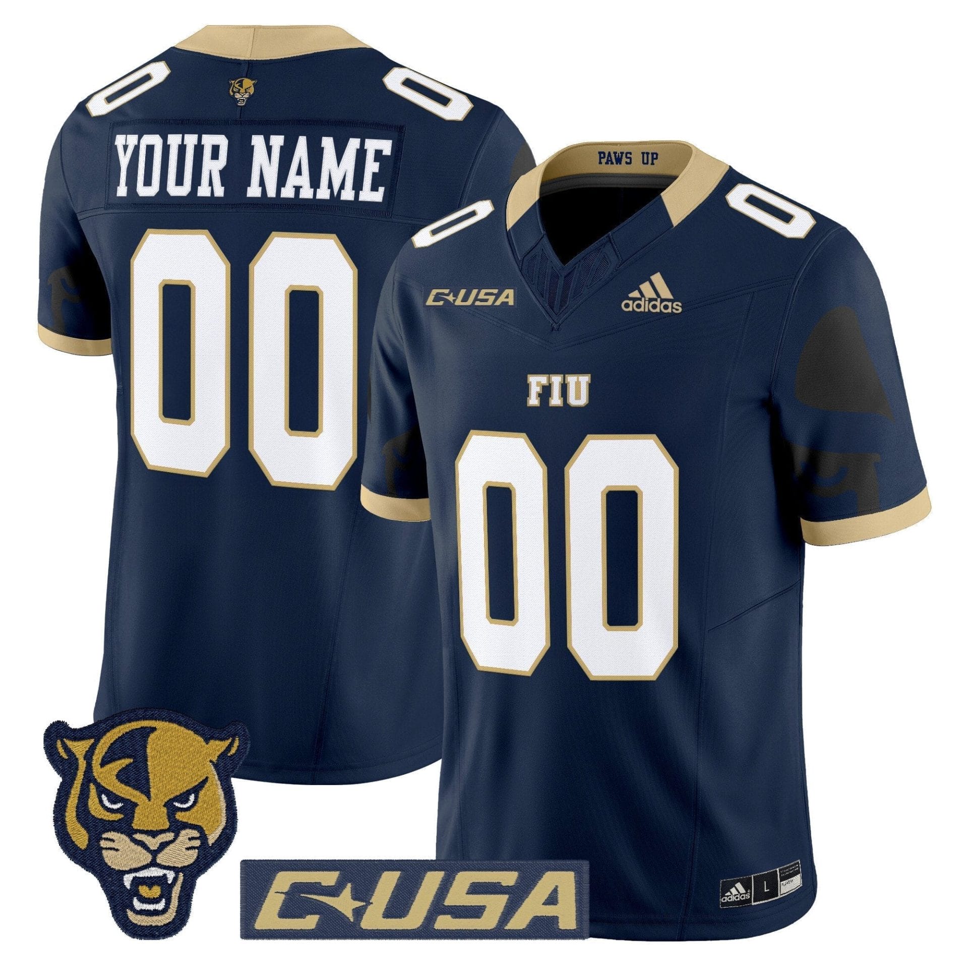 Florida International Panthers 2025 Vapor Limited Custom Jersey - All Stitched - Image 3