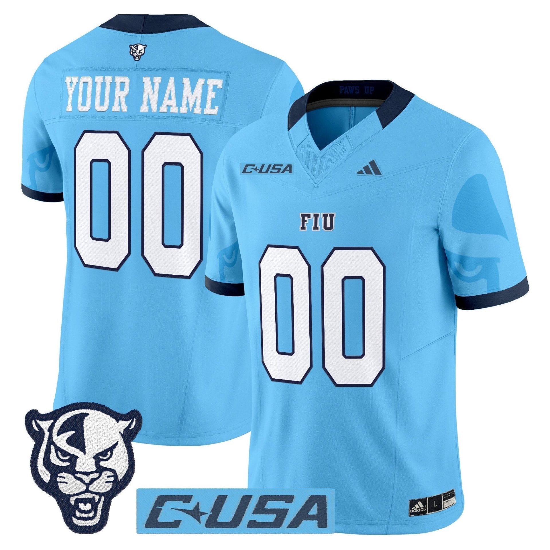 Florida International Panthers 2025 Vapor Limited Custom Jersey - All Stitched - Image 4