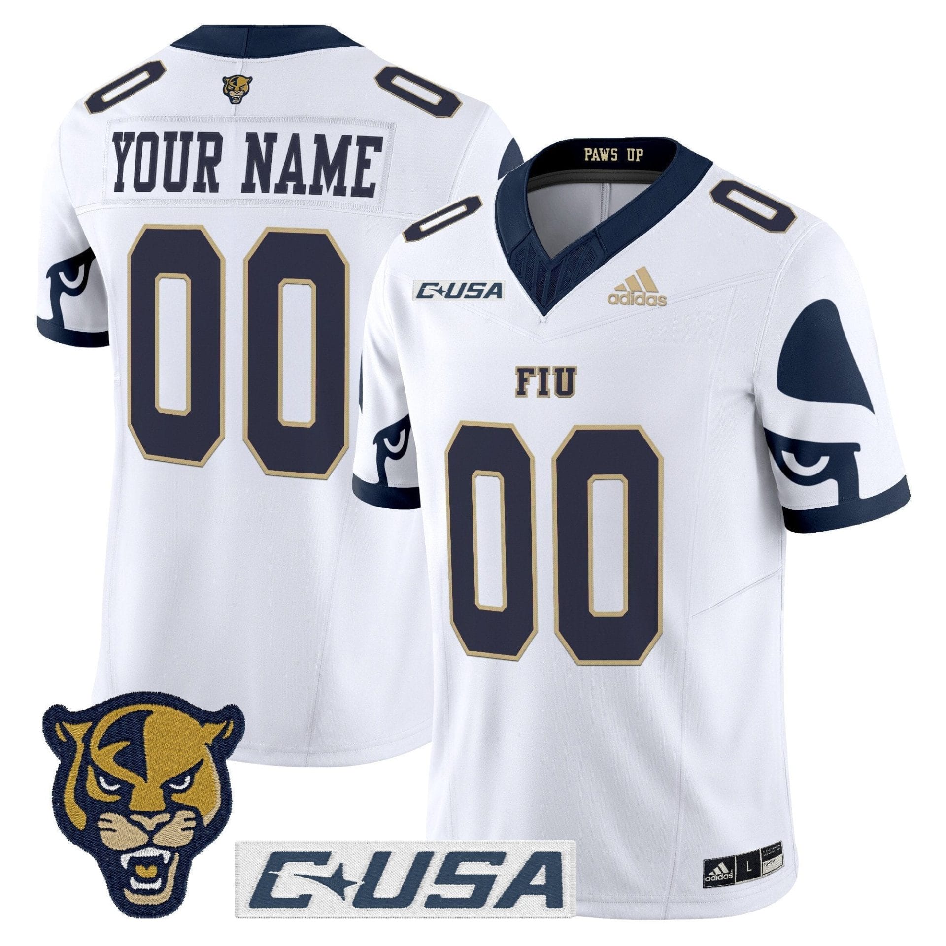 Florida International Panthers 2025 Vapor Limited Custom Jersey - All Stitched - Image 2