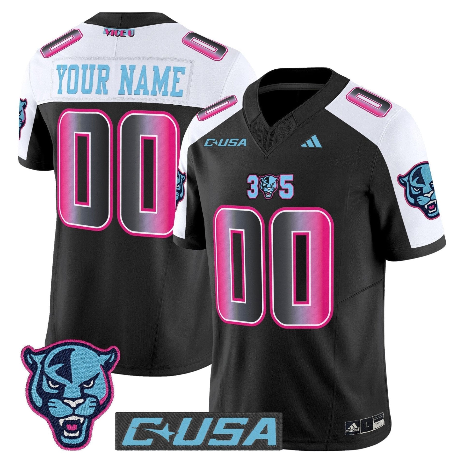 Florida International Panthers 2025 Vapor Limited Custom Jersey - All Stitched - Image 5