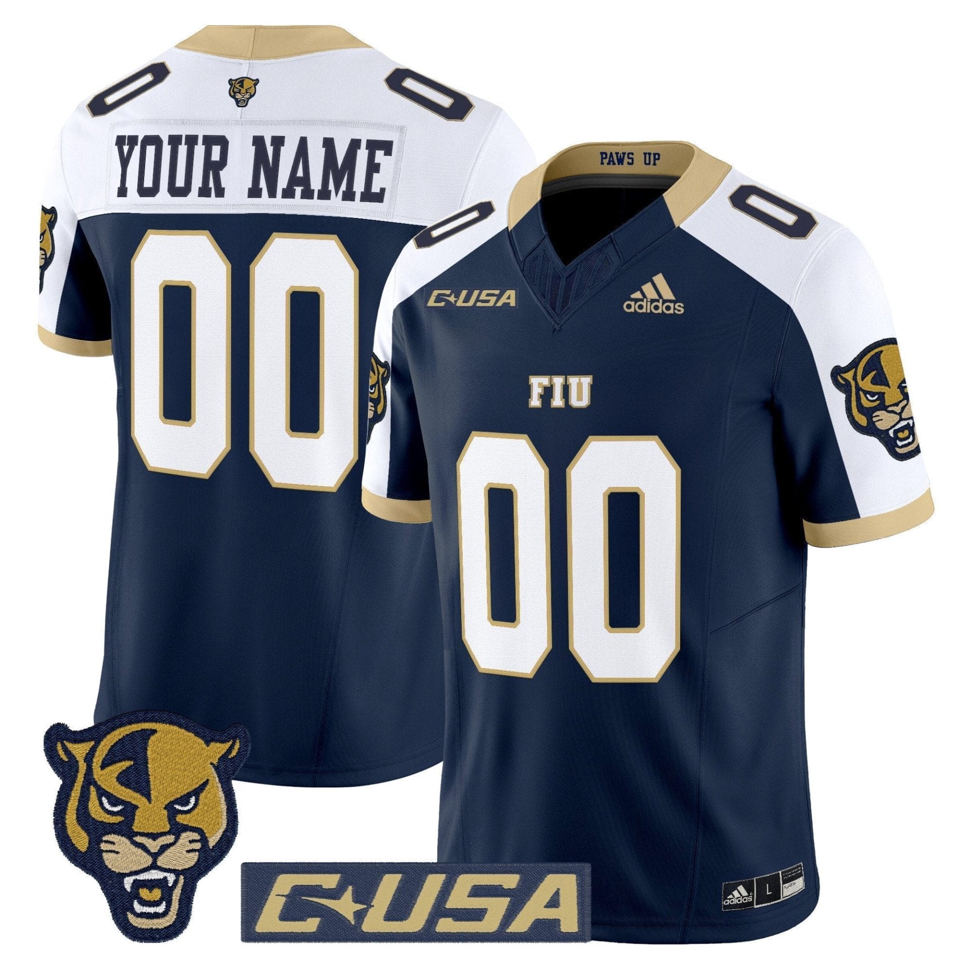Florida International Panthers 2025 Vapor Limited Custom Jersey - All Stitched - Image 6