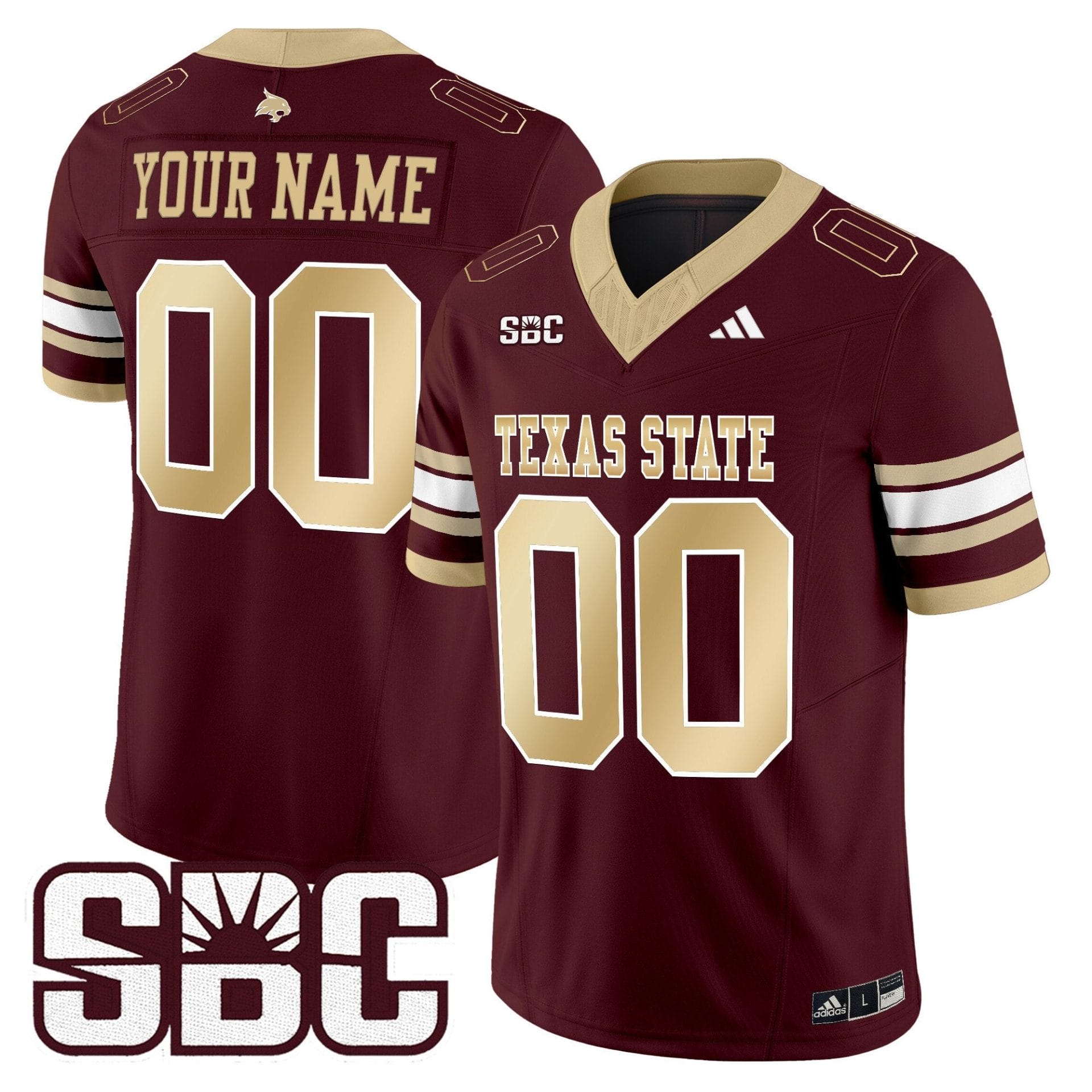Texas State Bobcats 2025 Vapor Limited Custom Jersey - All Stitched - Image 2