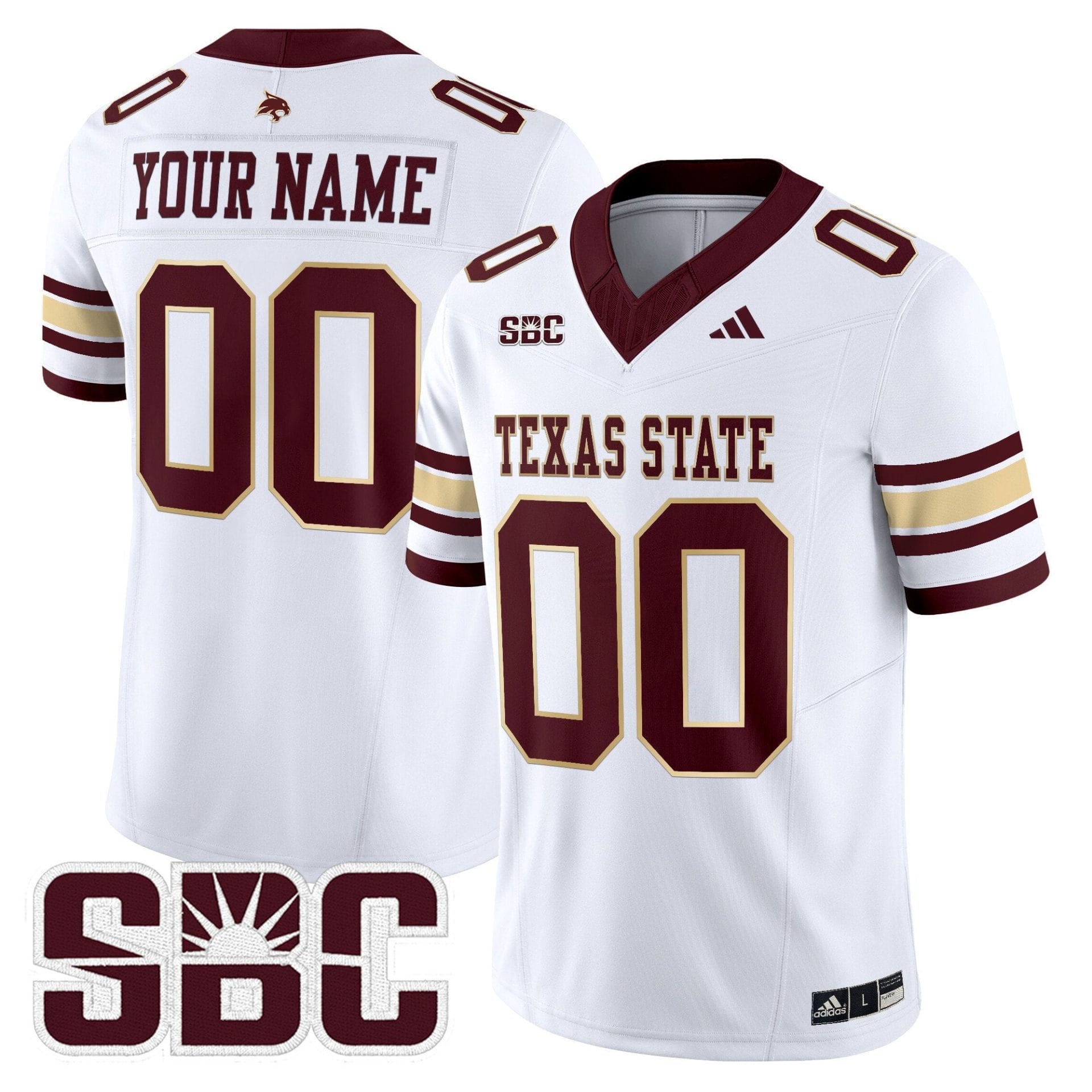 Texas State Bobcats 2025 Vapor Limited Custom Jersey - All Stitched - Image 3
