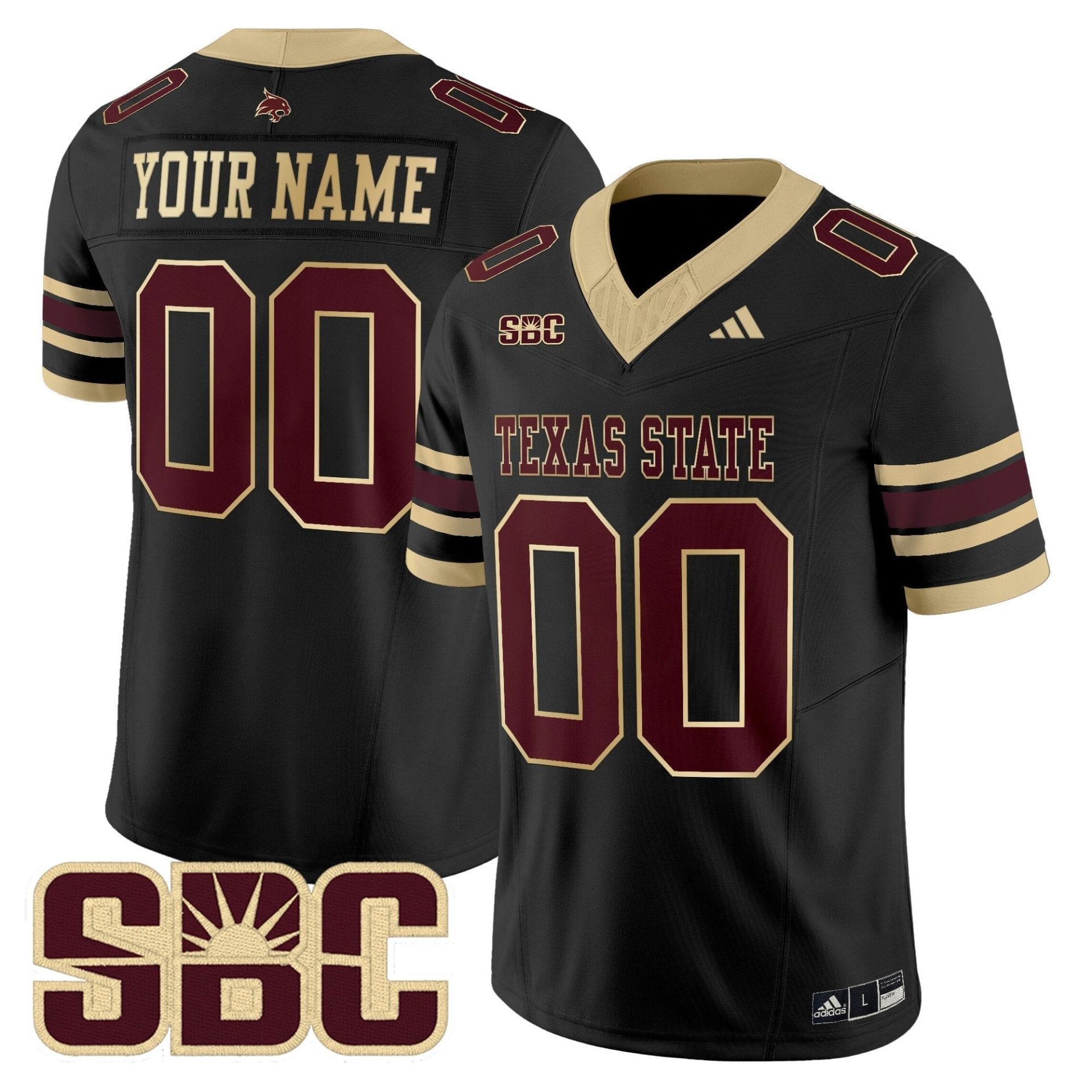 Texas State Bobcats 2025 Vapor Limited Custom Jersey - All Stitched - Image 4