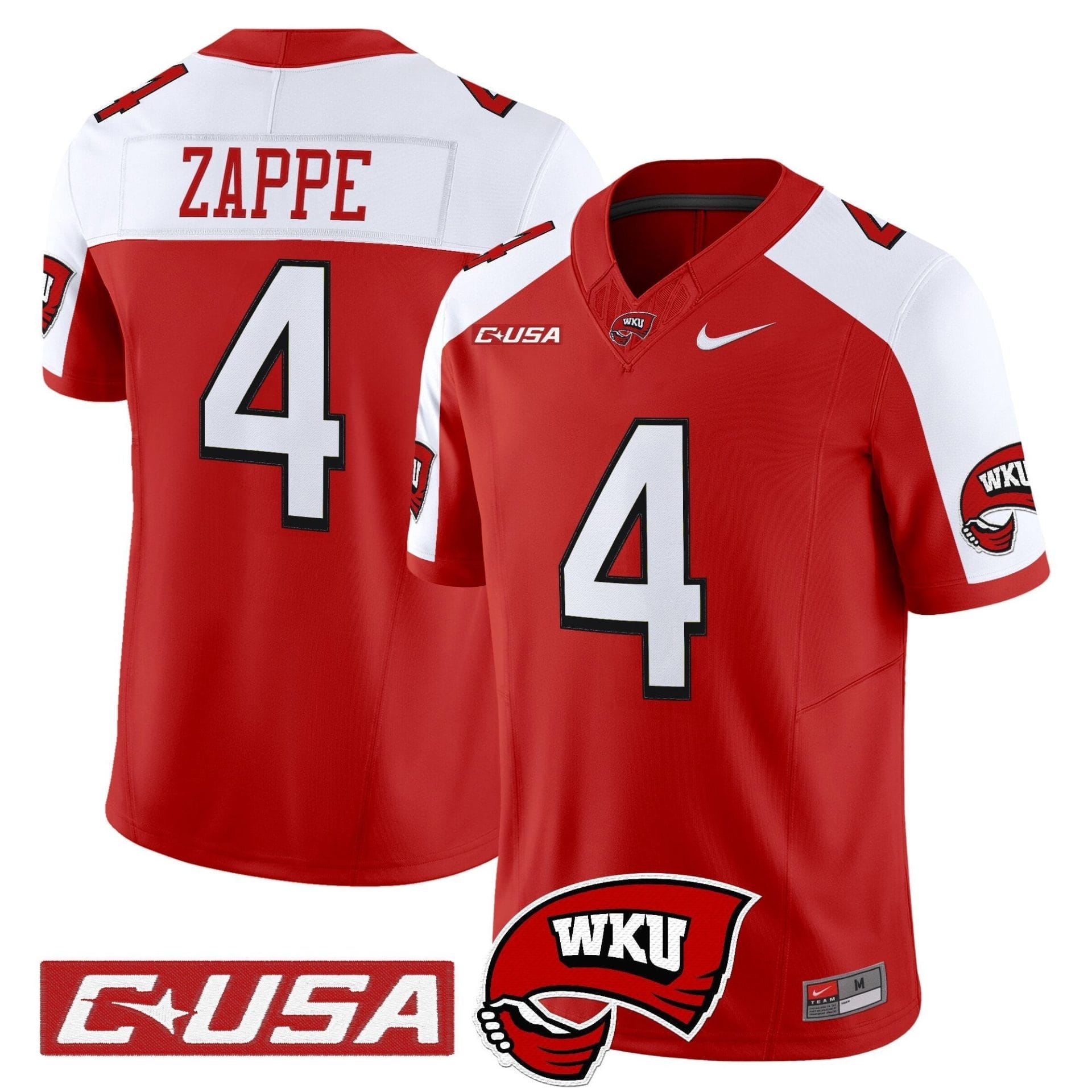 Men's Western Kentucky Hilltoppers 2025 Vapor Limited Jersey - All Stitched - Image 30
