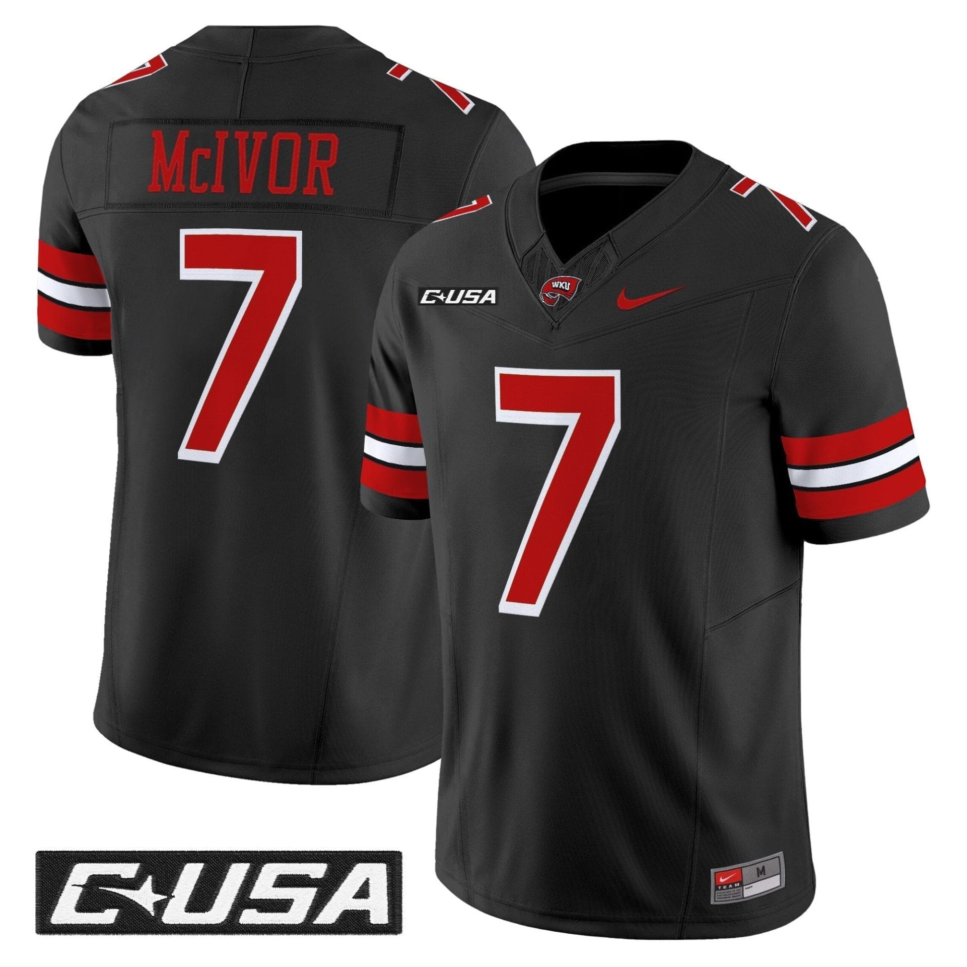 Men's Western Kentucky Hilltoppers 2025 Vapor Limited Jersey - All Stitched - Image 9