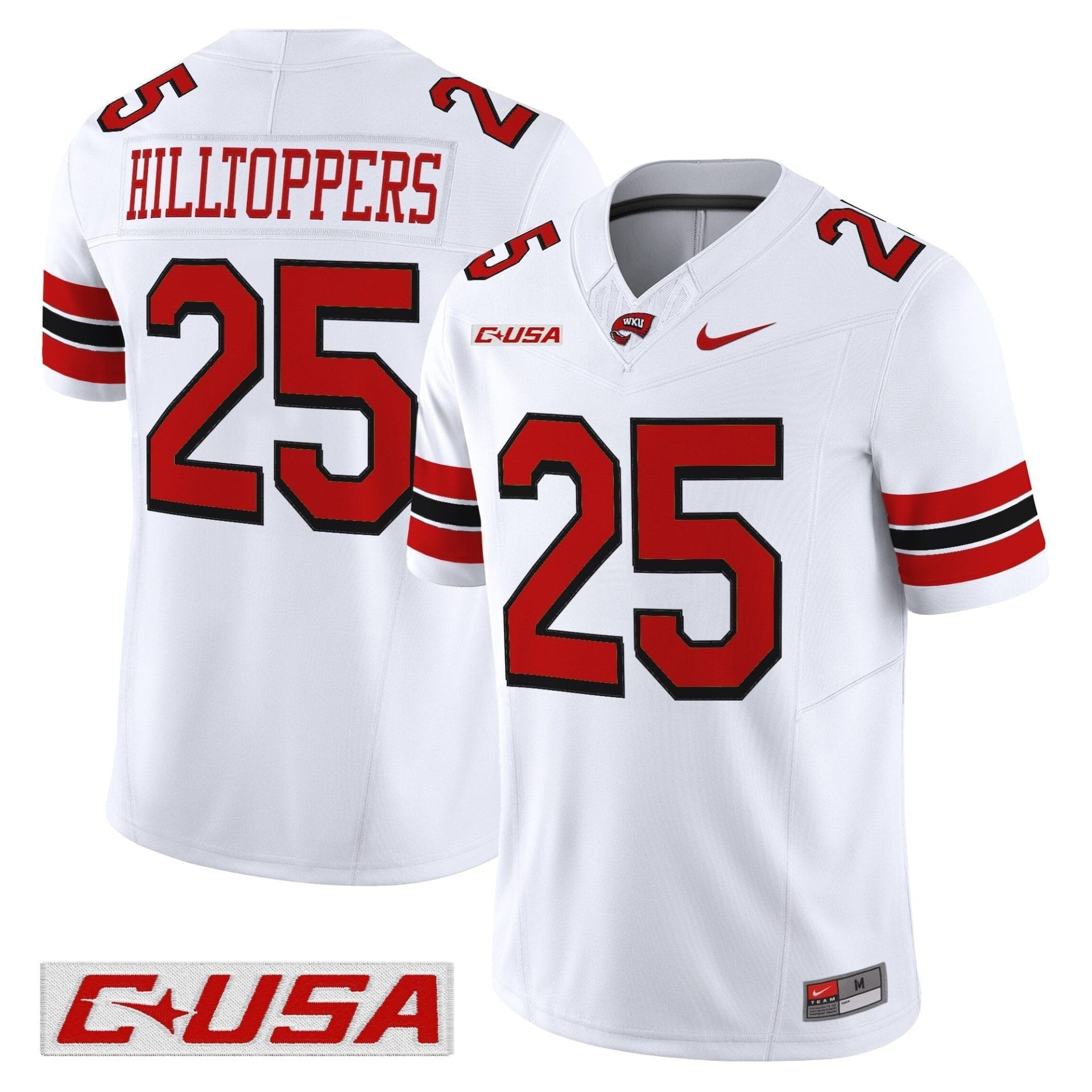 Men's Western Kentucky Hilltoppers 2025 Vapor Limited Jersey - All Stitched - Image 23