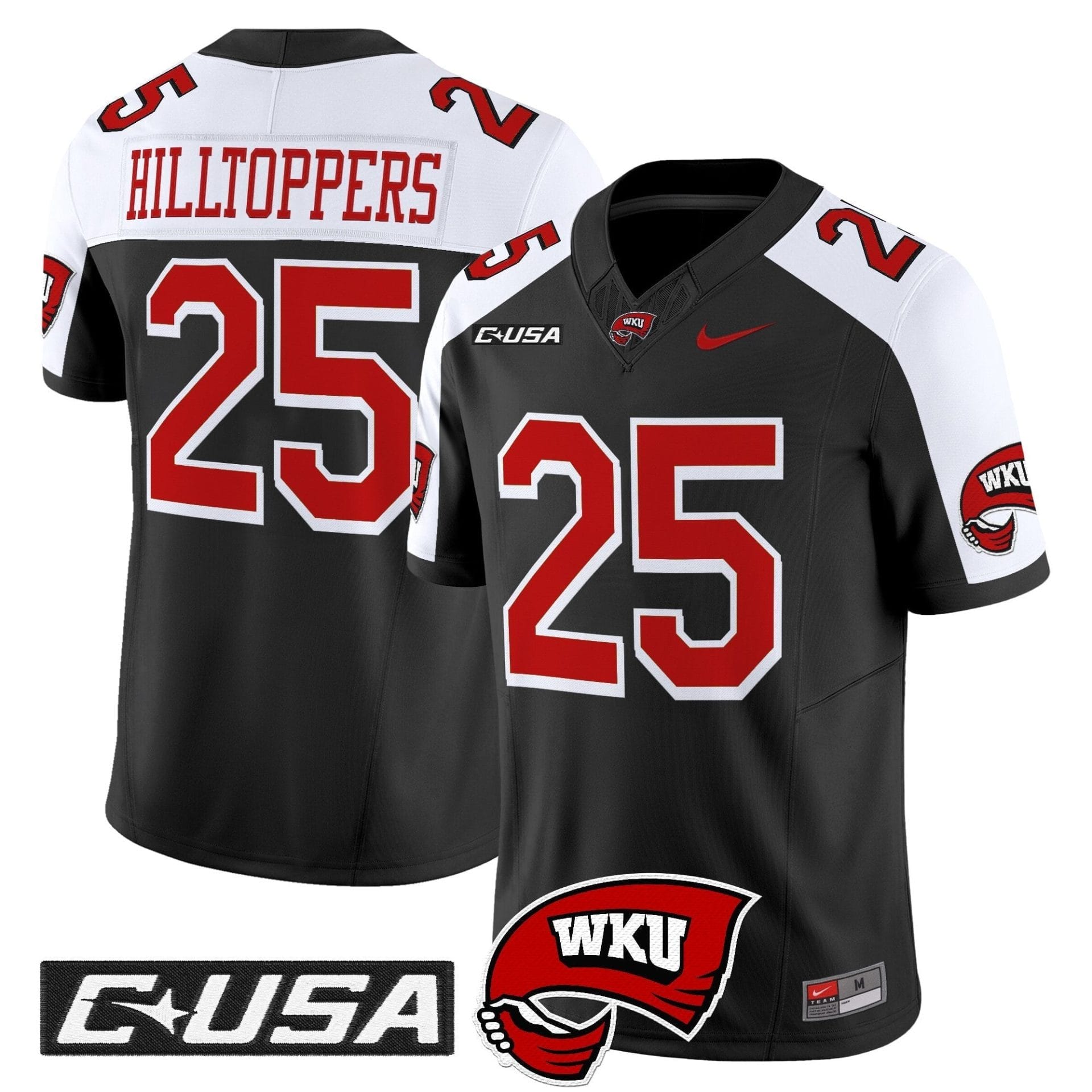 Men's Western Kentucky Hilltoppers 2025 Vapor Limited Jersey - All Stitched - Image 39
