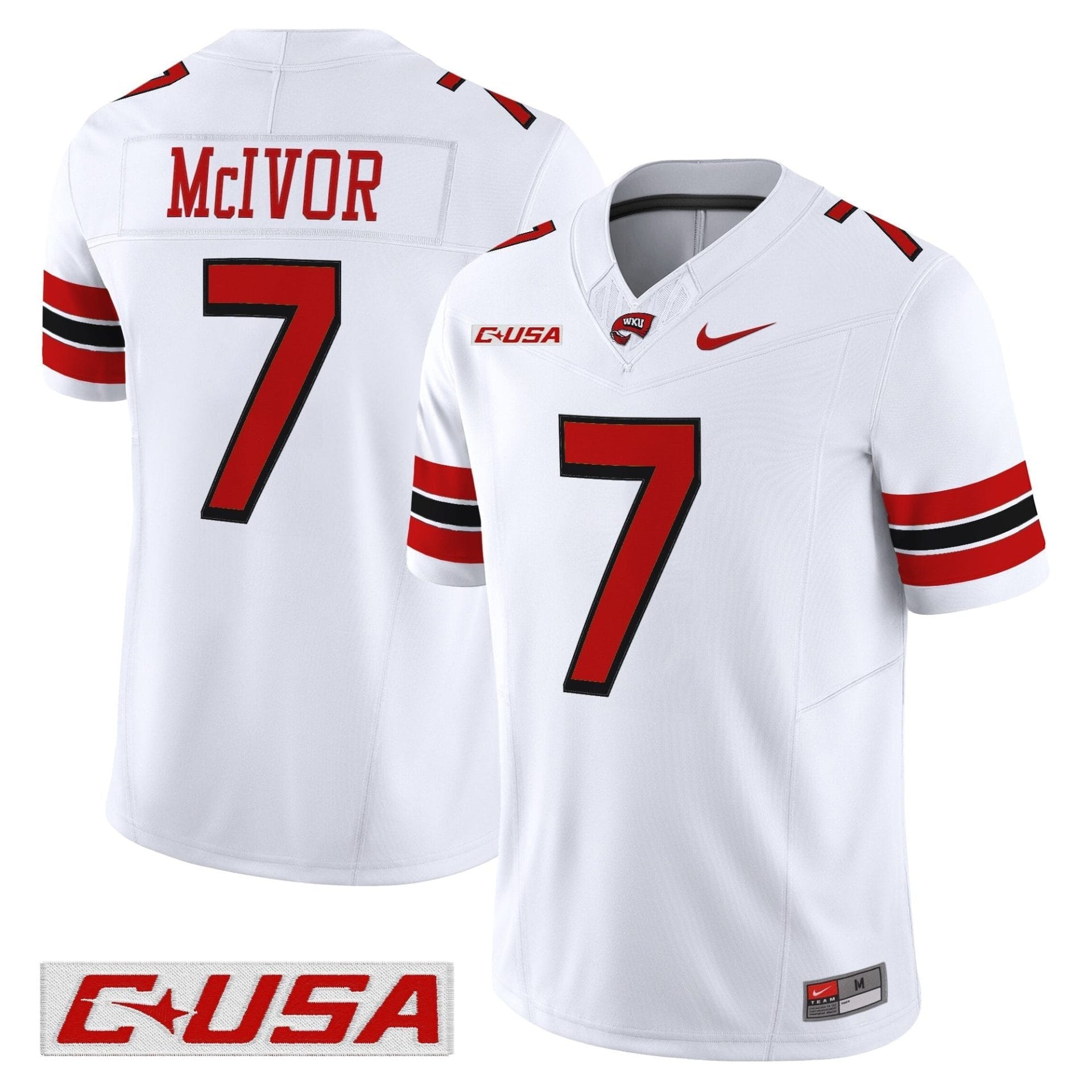 Men's Western Kentucky Hilltoppers 2025 Vapor Limited Jersey - All Stitched - Image 17
