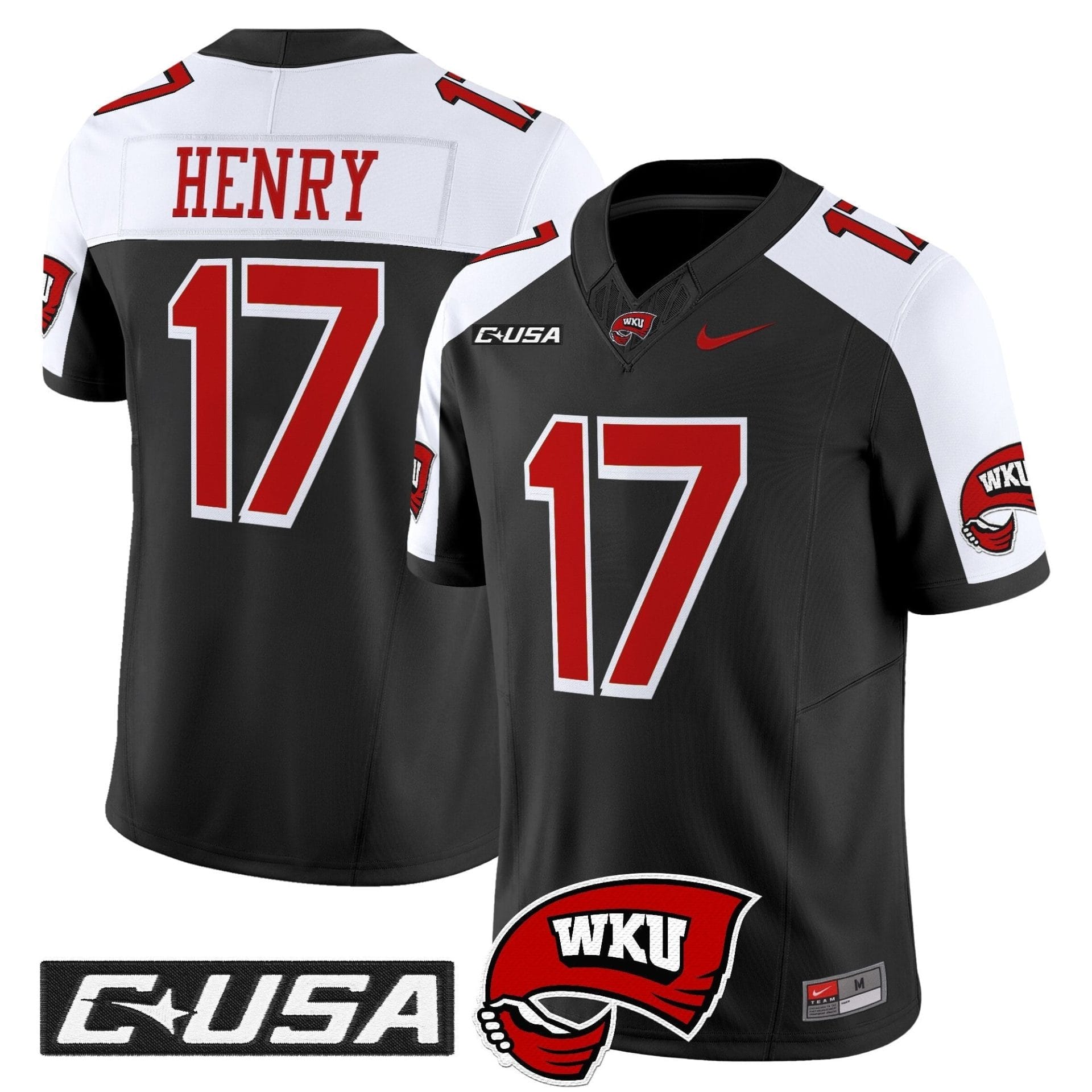 Men's Western Kentucky Hilltoppers 2025 Vapor Limited Jersey - All Stitched - Image 36