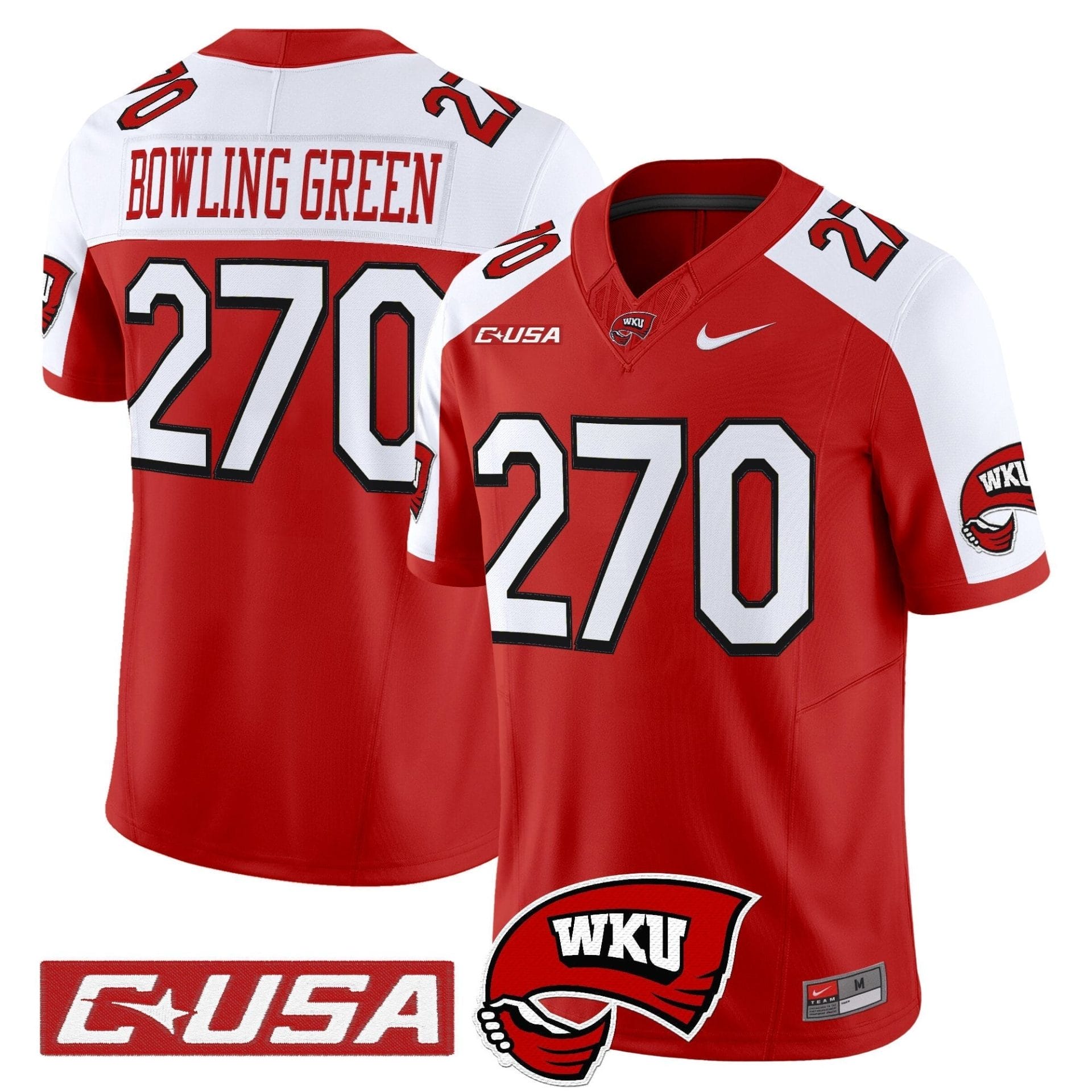 Men's Western Kentucky Hilltoppers 2025 Vapor Limited Jersey - All Stitched - Image 26
