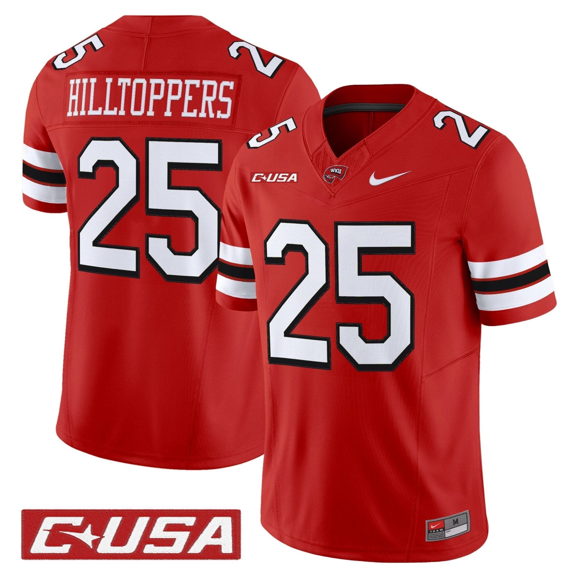 Men's Western Kentucky Hilltoppers 2025 Vapor Limited Jersey - All Stitched - Image 7