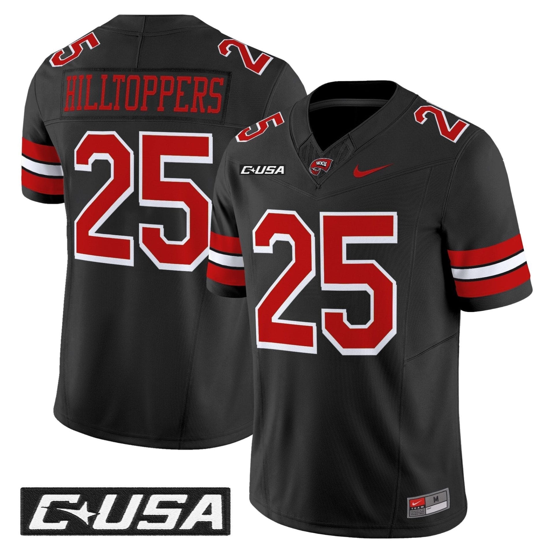 Men's Western Kentucky Hilltoppers 2025 Vapor Limited Jersey - All Stitched - Image 15