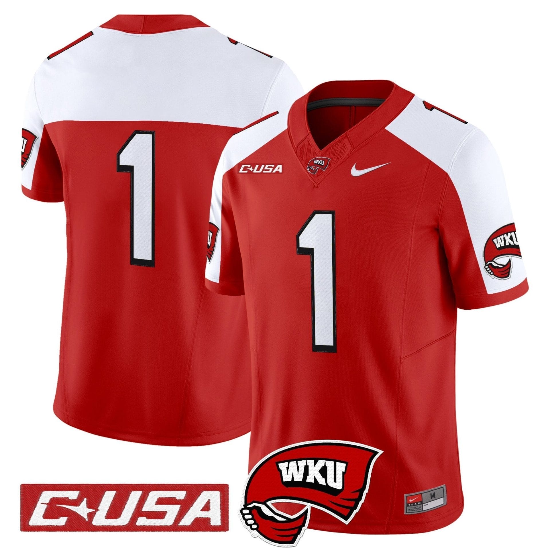 Men's Western Kentucky Hilltoppers 2025 Vapor Limited Jersey - All Stitched - Image 32