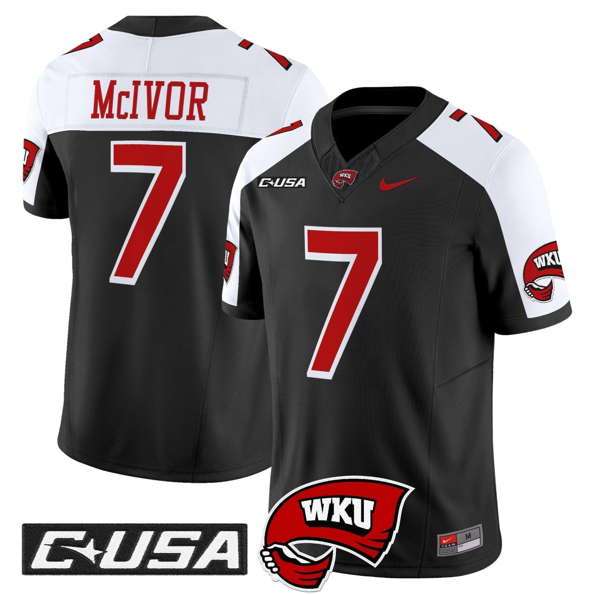 Men's Western Kentucky Hilltoppers 2025 Vapor Limited Jersey - All Stitched - Image 33