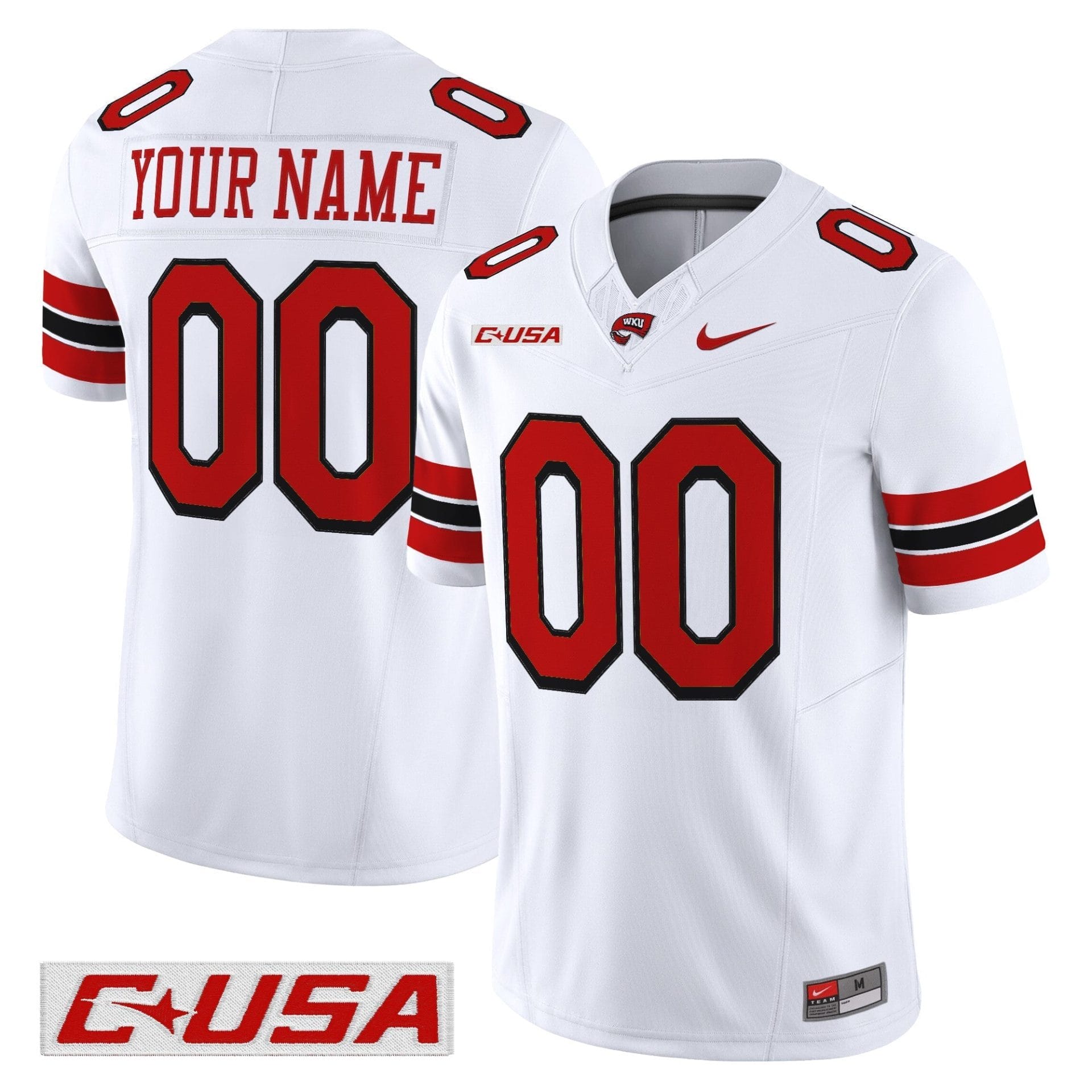 Western Kentucky Hilltoppers 2025 Vapor Limited Custom Jersey - All Stitched - Image 3