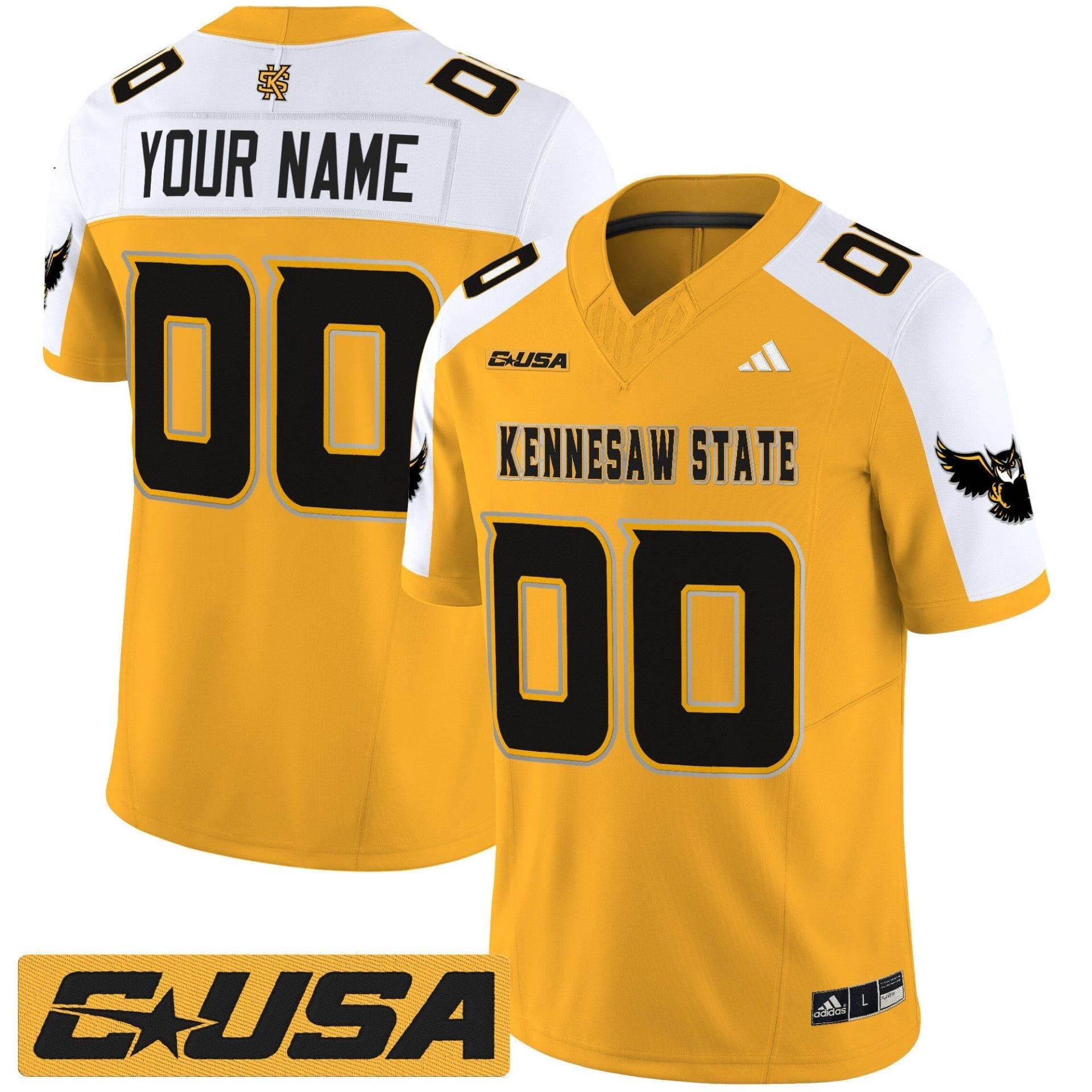 Kennesaw State Owls 2025 Vapor Limited Custom Jersey - All Stitched - Image 5