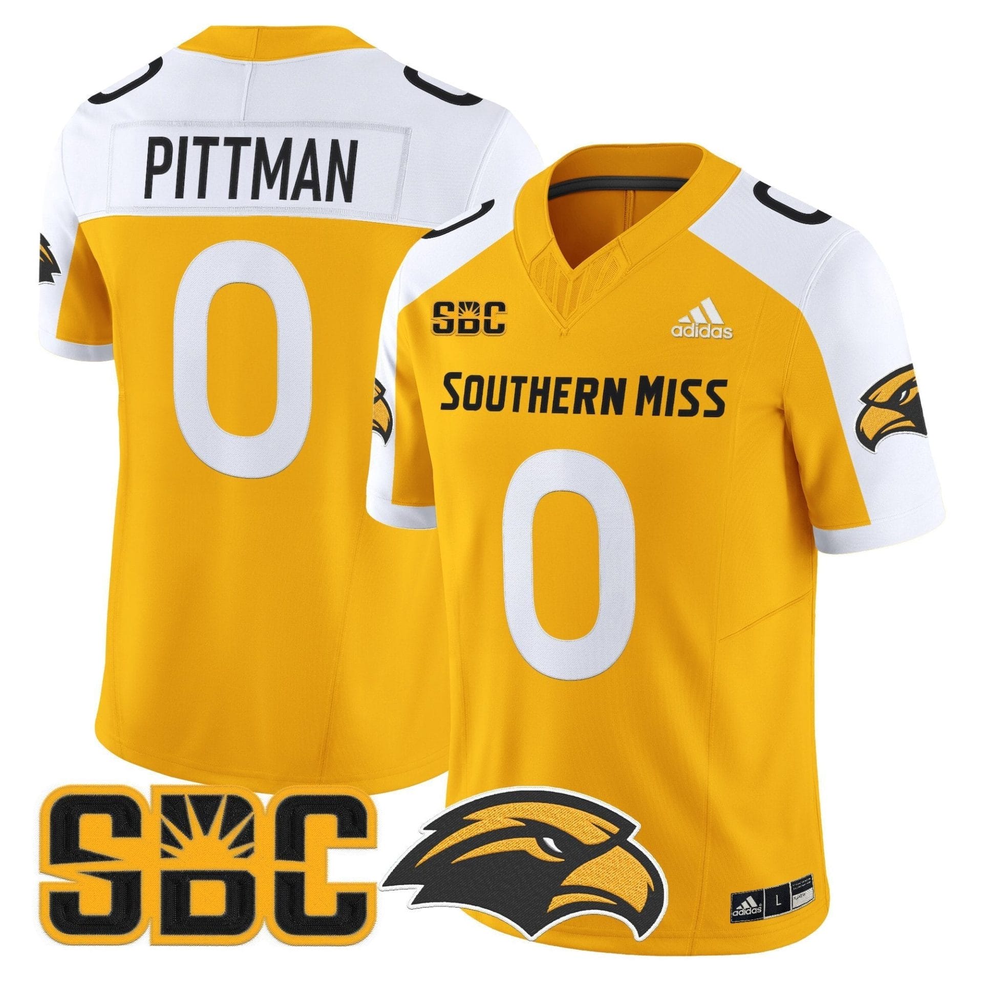 Men's Southern Miss Golden Eagles 2025 Vapor Limited Jersey - All Stitched - Image 34