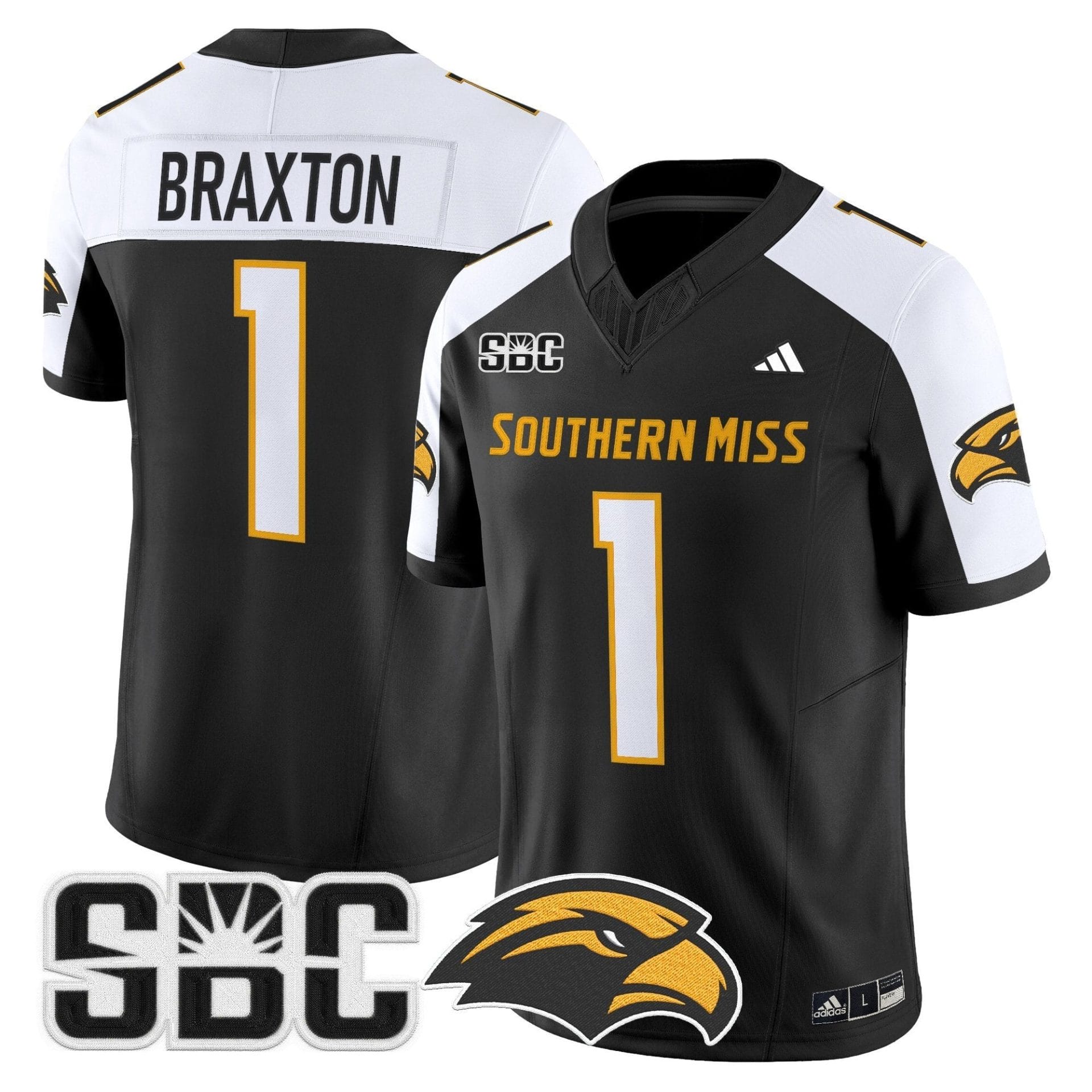 Men's Southern Miss Golden Eagles 2025 Vapor Limited Jersey - All Stitched - Image 24